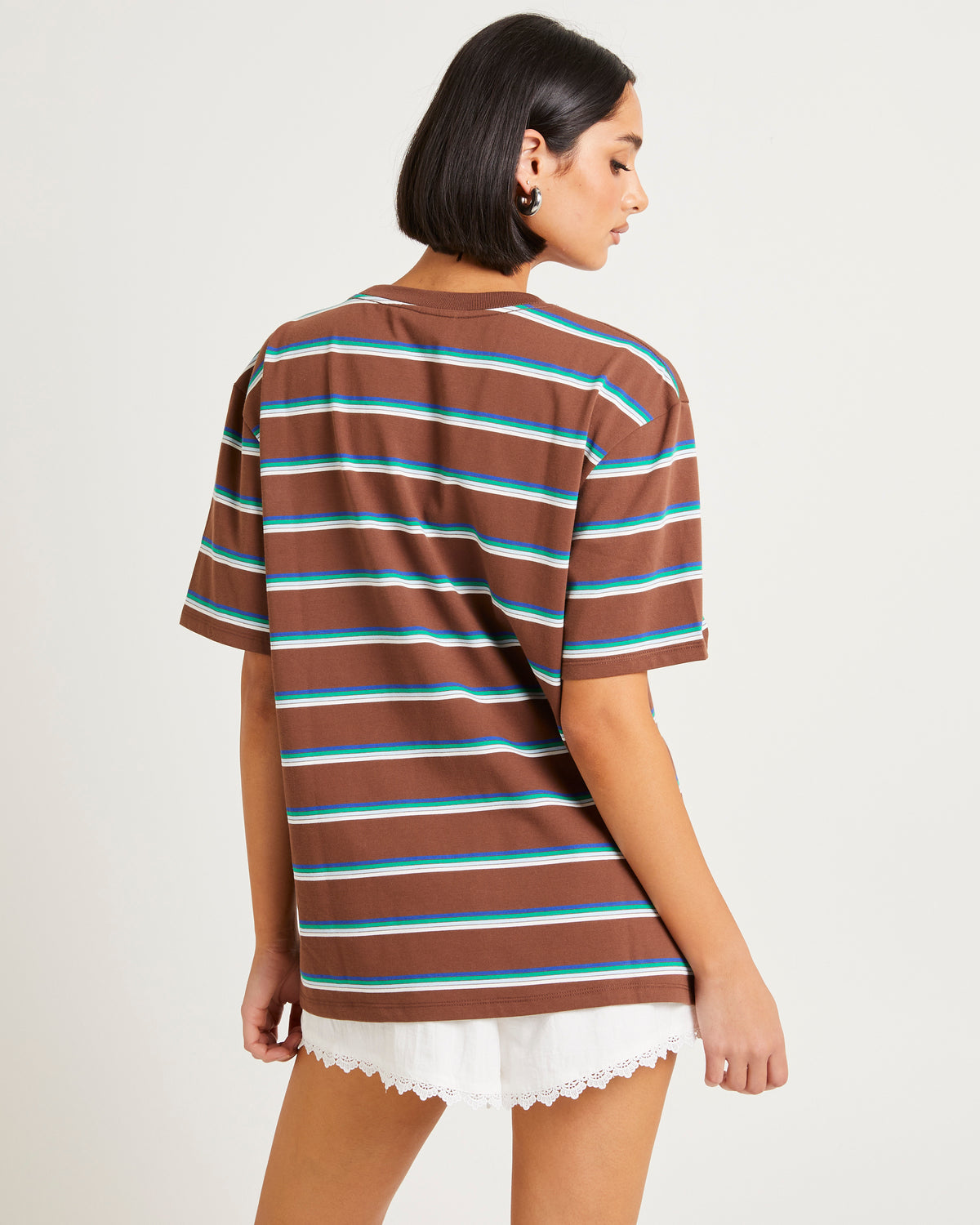 Malia Stripe Oversized T-Shirt STRIPE