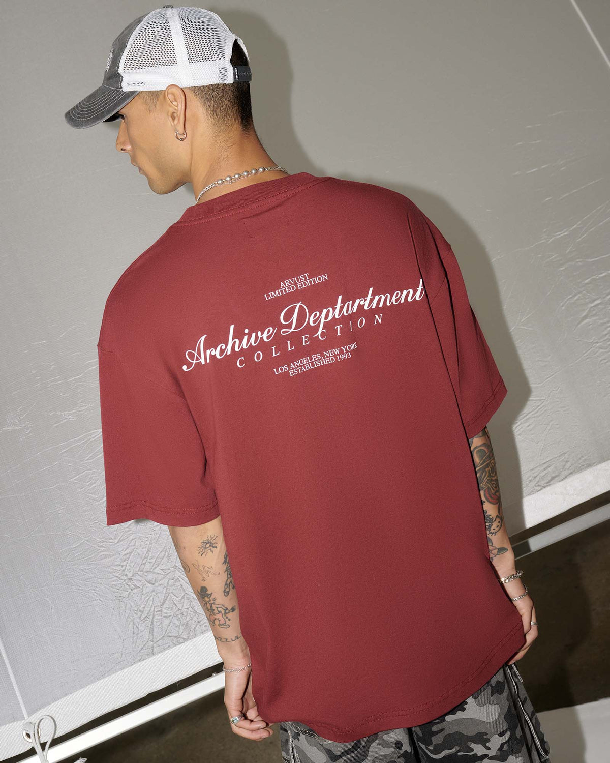 Archive T-Shirt RED WINE