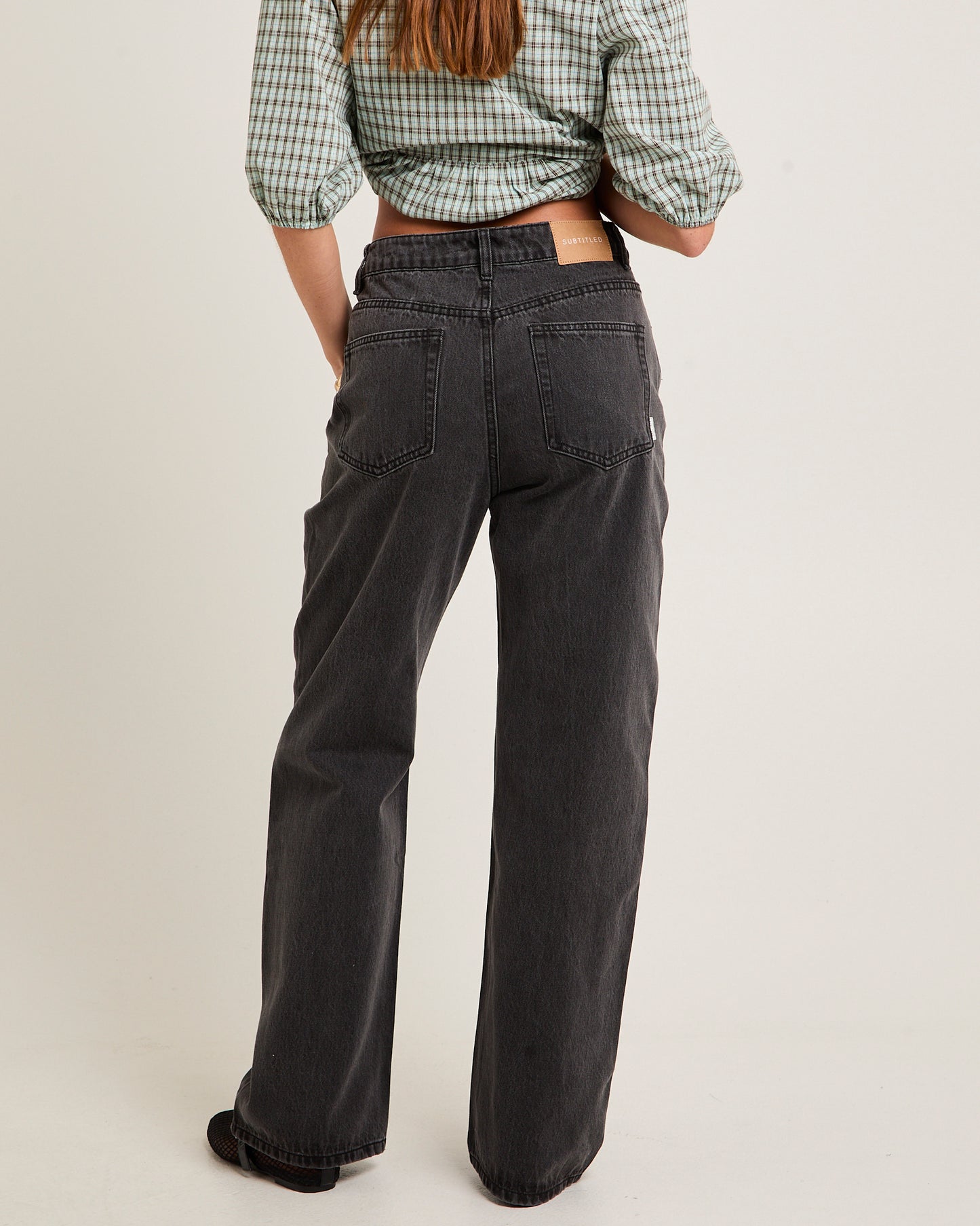 Alexa Mid Rise Relaxed Denim Jeans