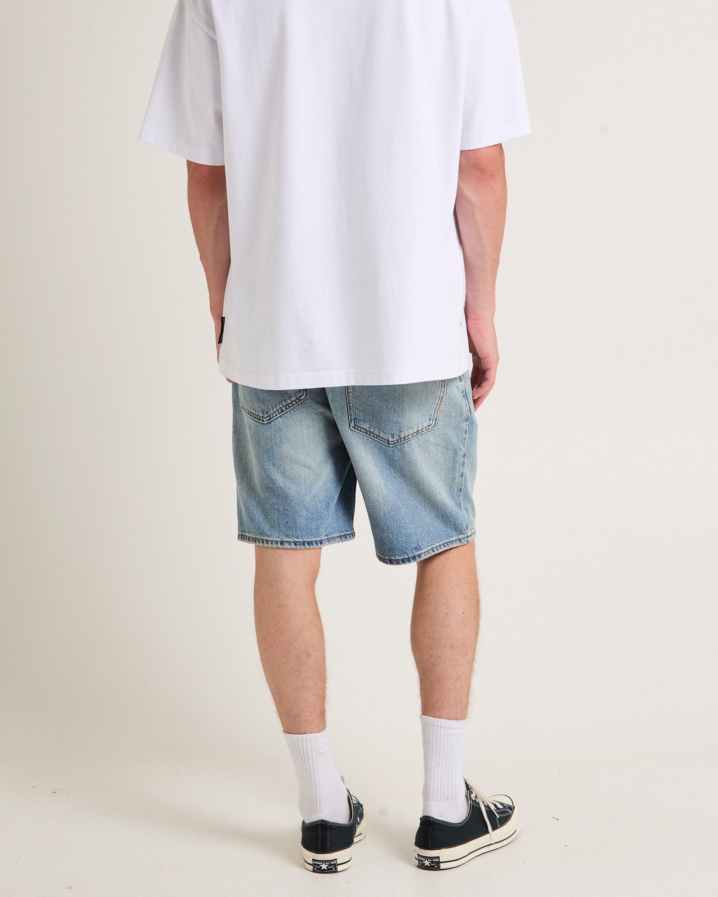 River Relaxed Denim Shorts