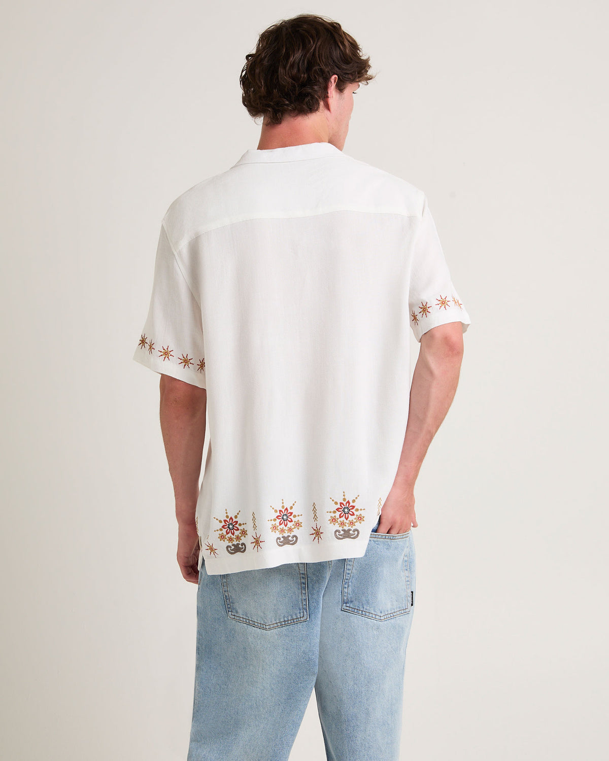 Argo Short Sleeves Resort Shirt OFF WHITE