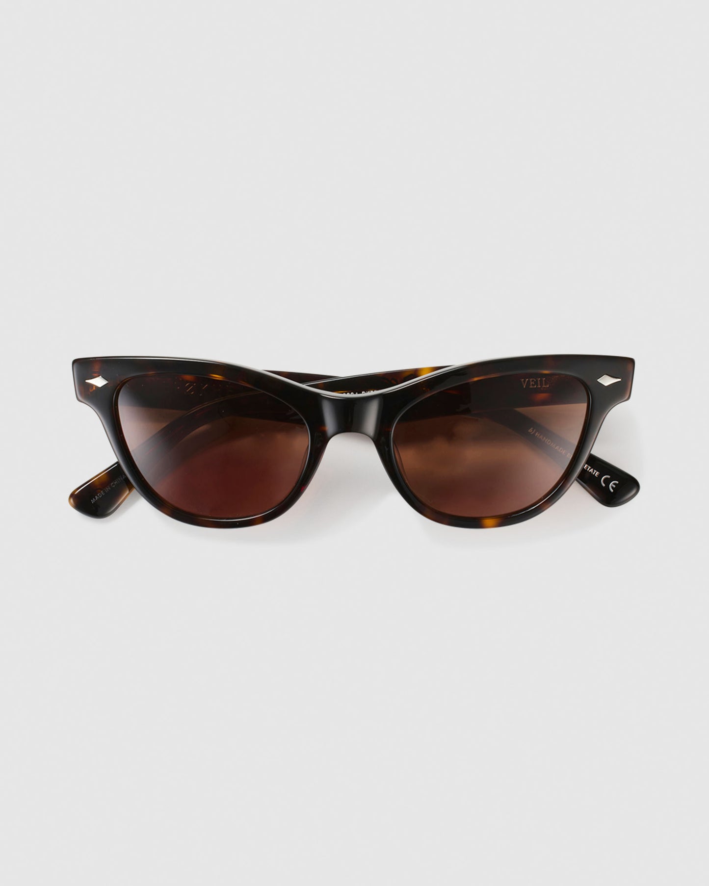 Veil Sunglasses Dark Tortoise Polished/Bronze