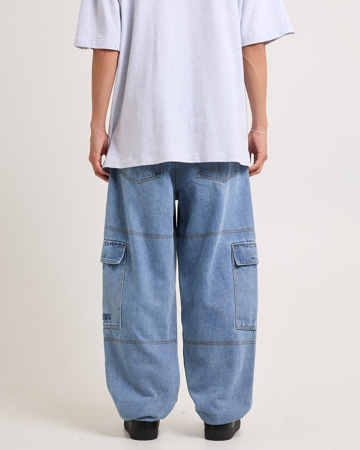 Global Cargo Pants 90S LIGHT BLUE