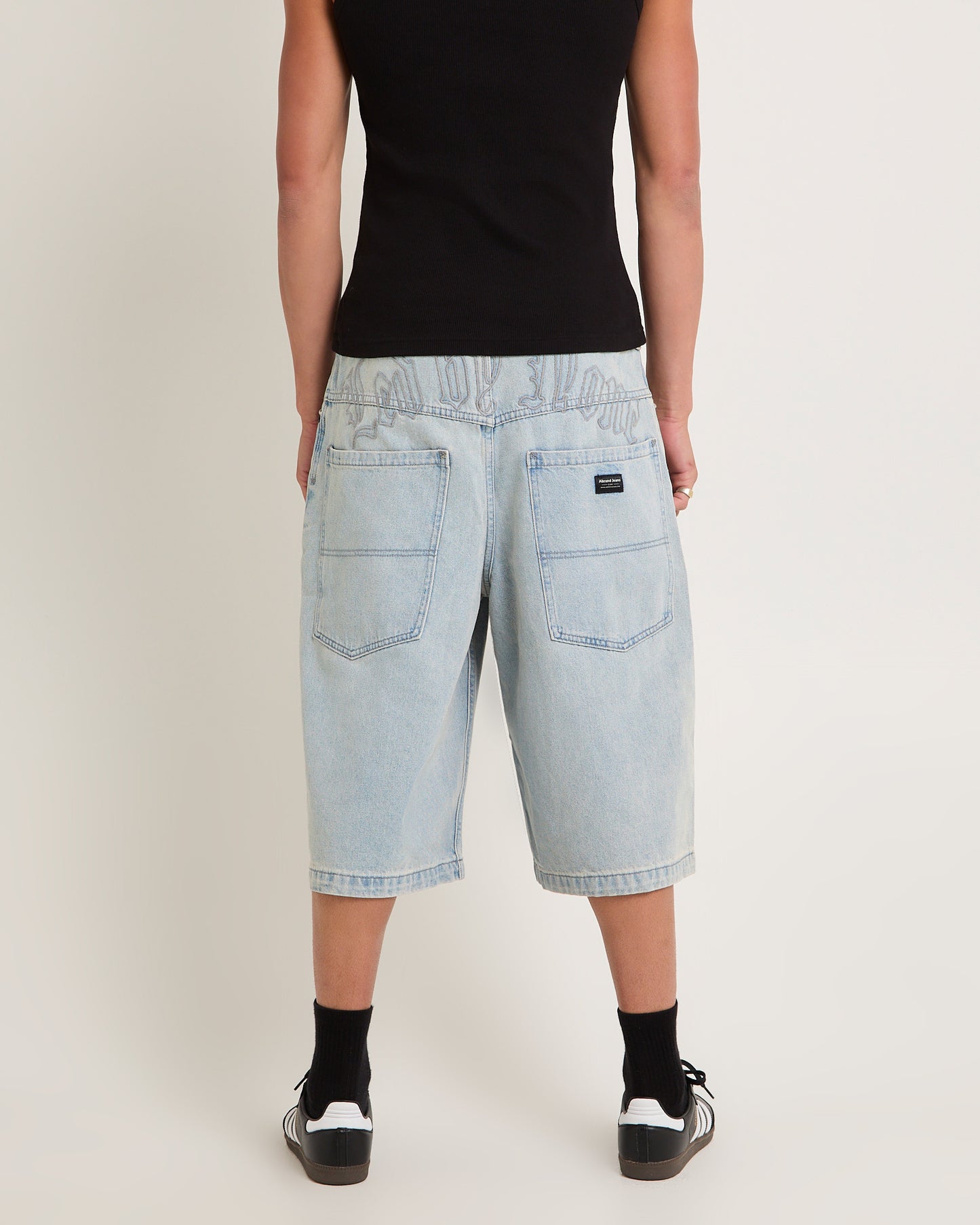 A7 Mega Baggy Denim Shorts Wayne