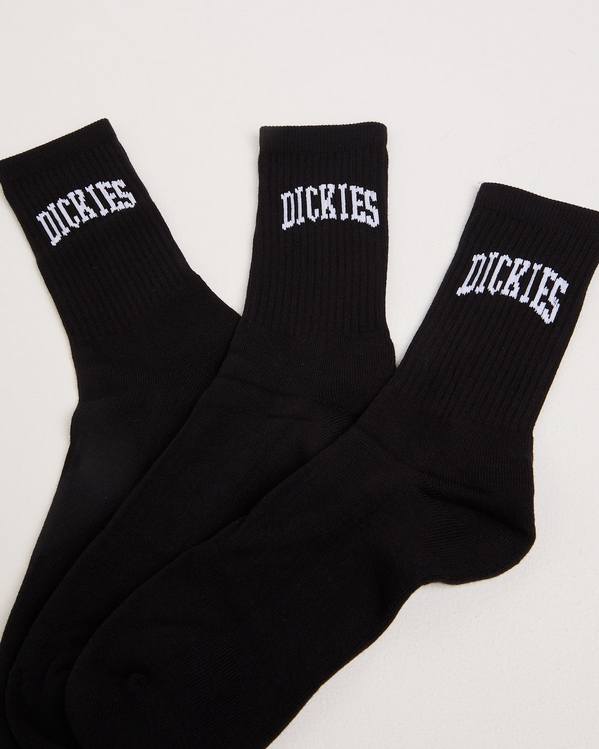 Long view Mini Crew Socks BLACK