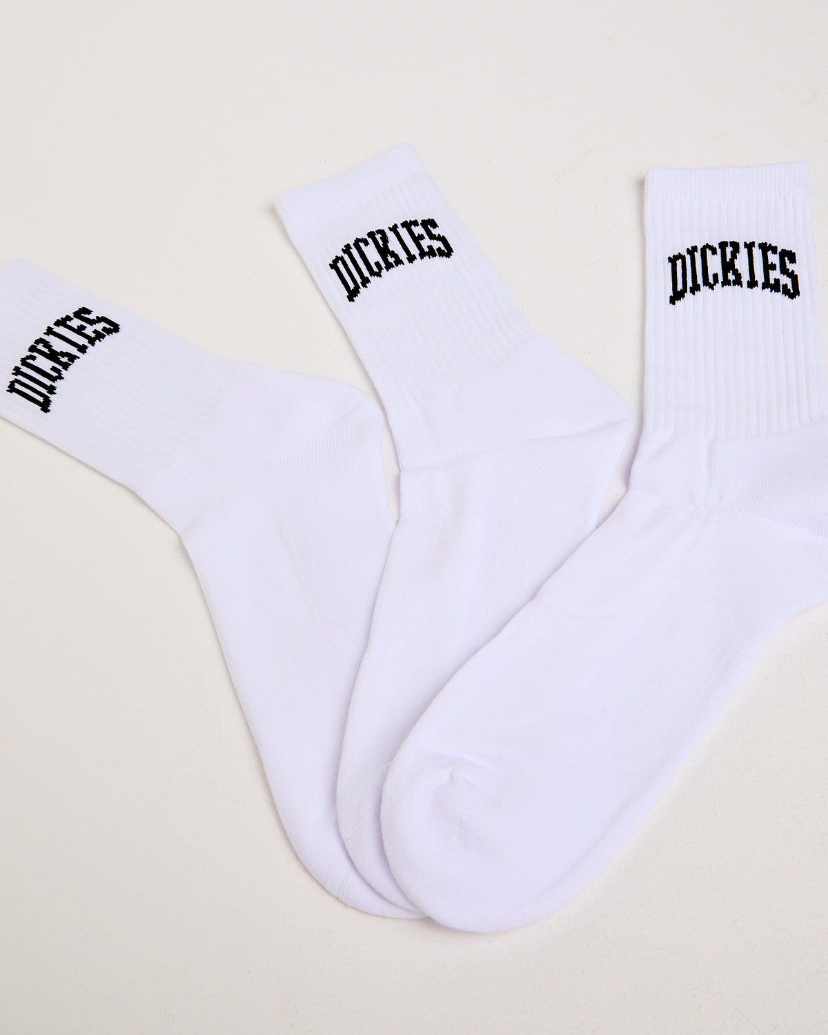 Long view Mini Crew Socks WHITE
