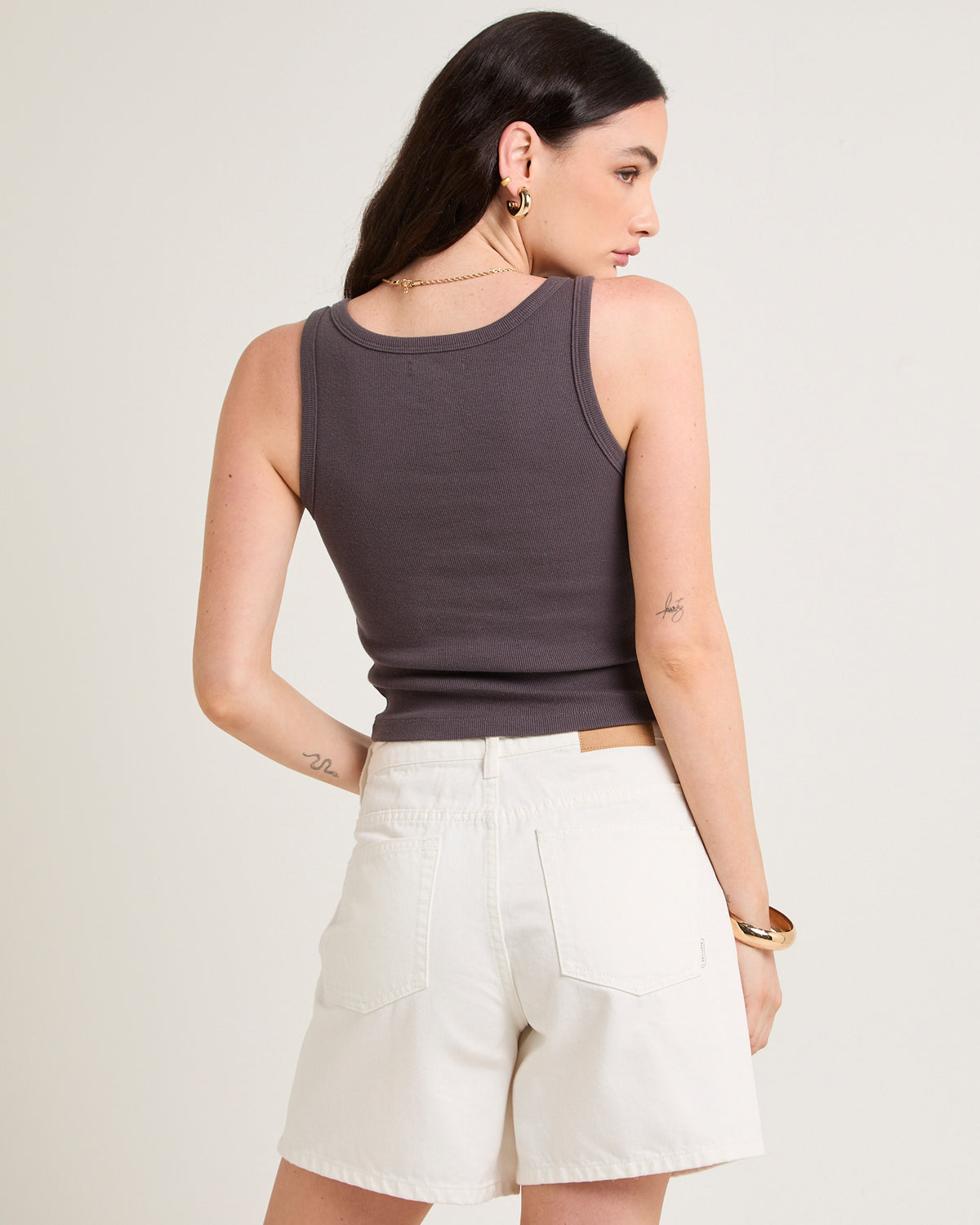 Super Scoop Classic Tank Top CHARCOAL