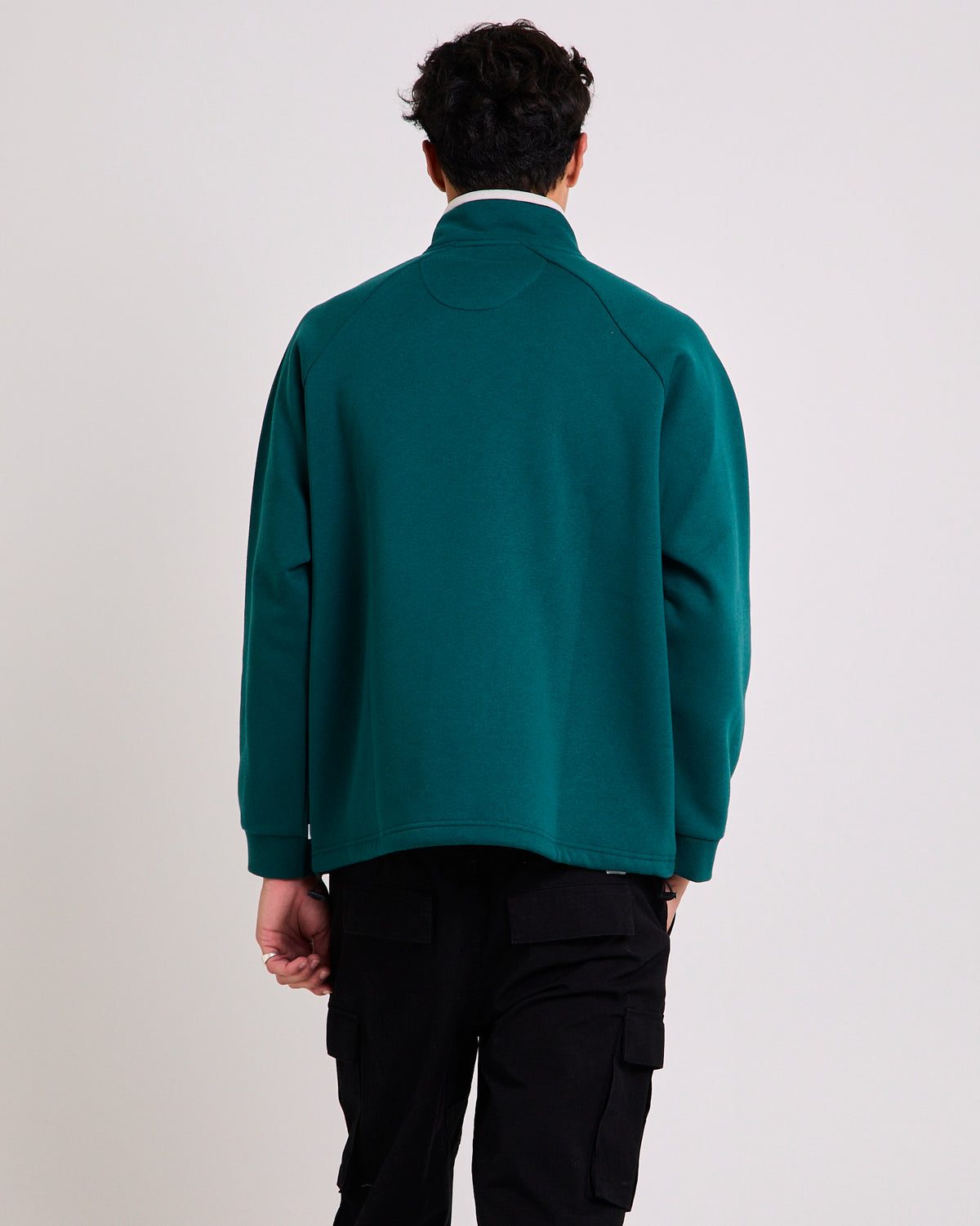 Global Quater Zip Fleece GREEN