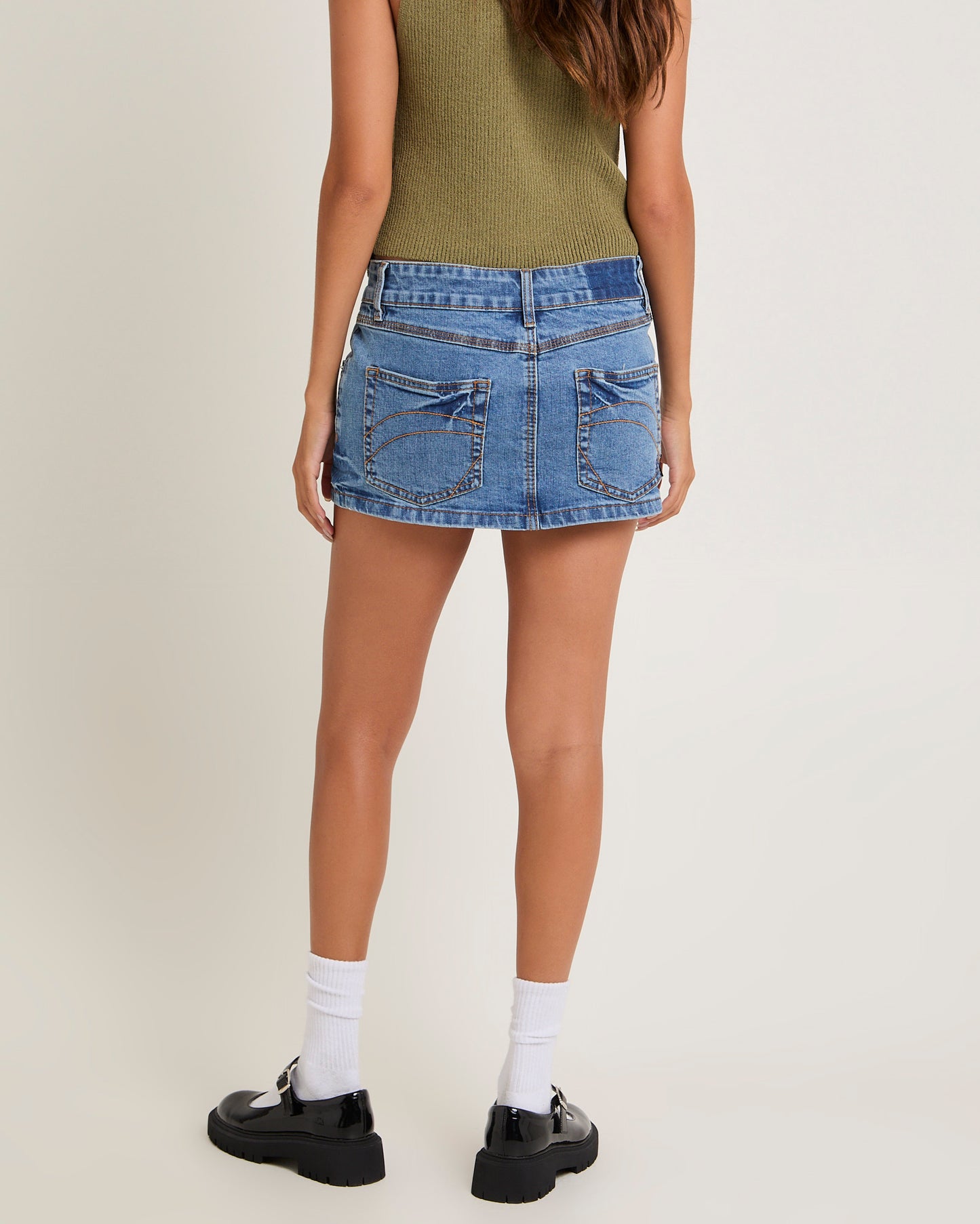 Niche Denim Mini Skirt
