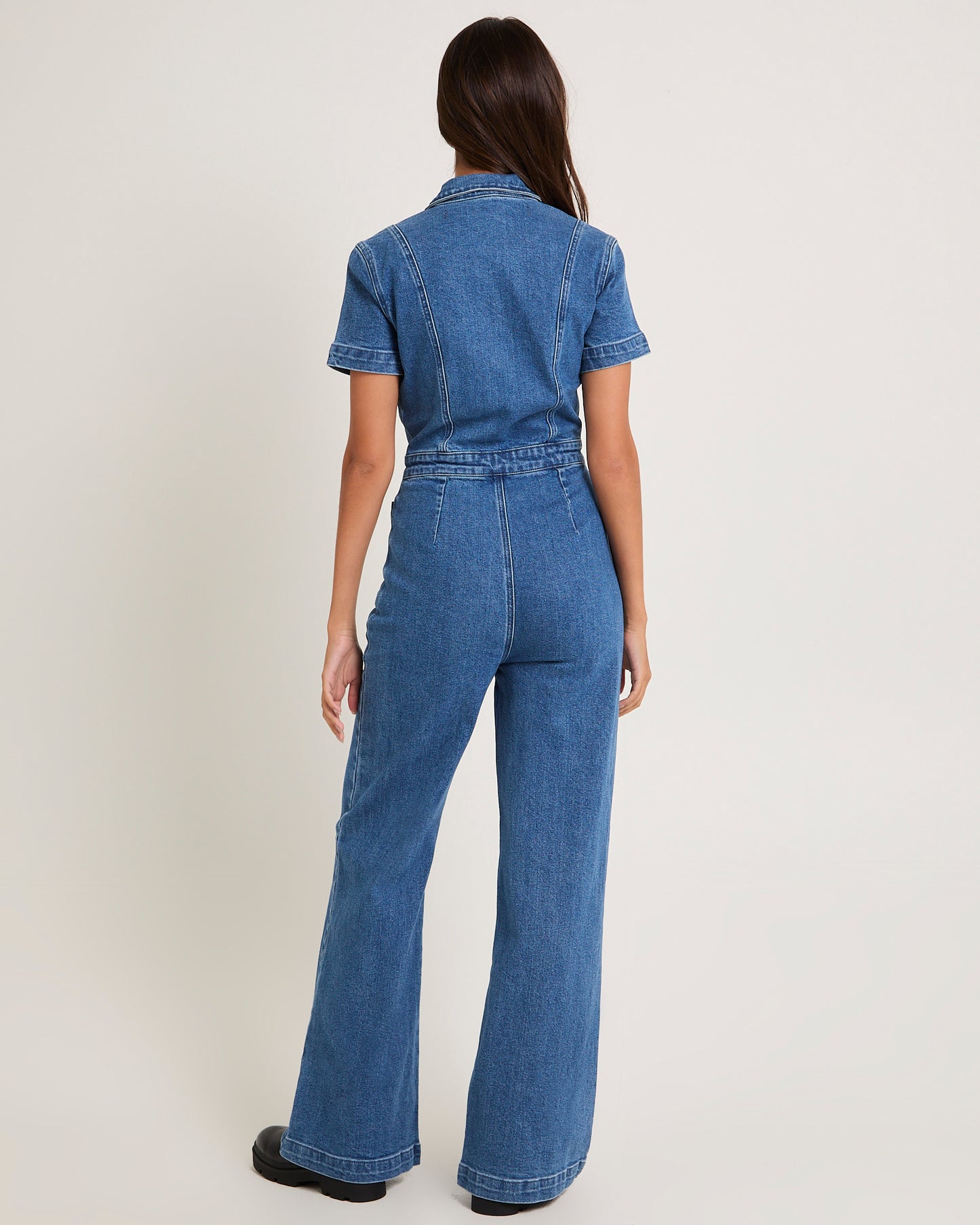 Nikki Denim Maxi Boiler Suit