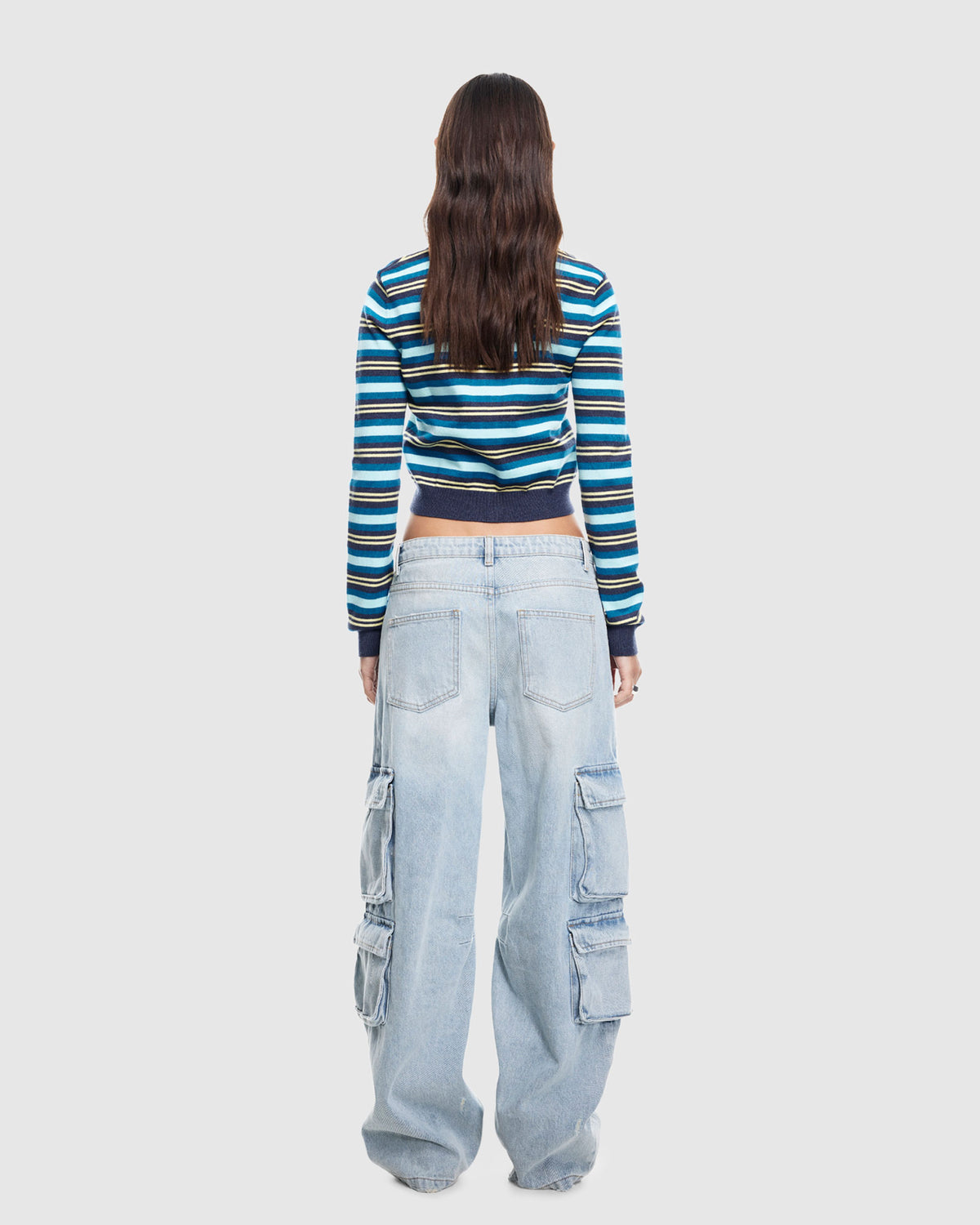 Awakening Cardigan NAVY STRIPE