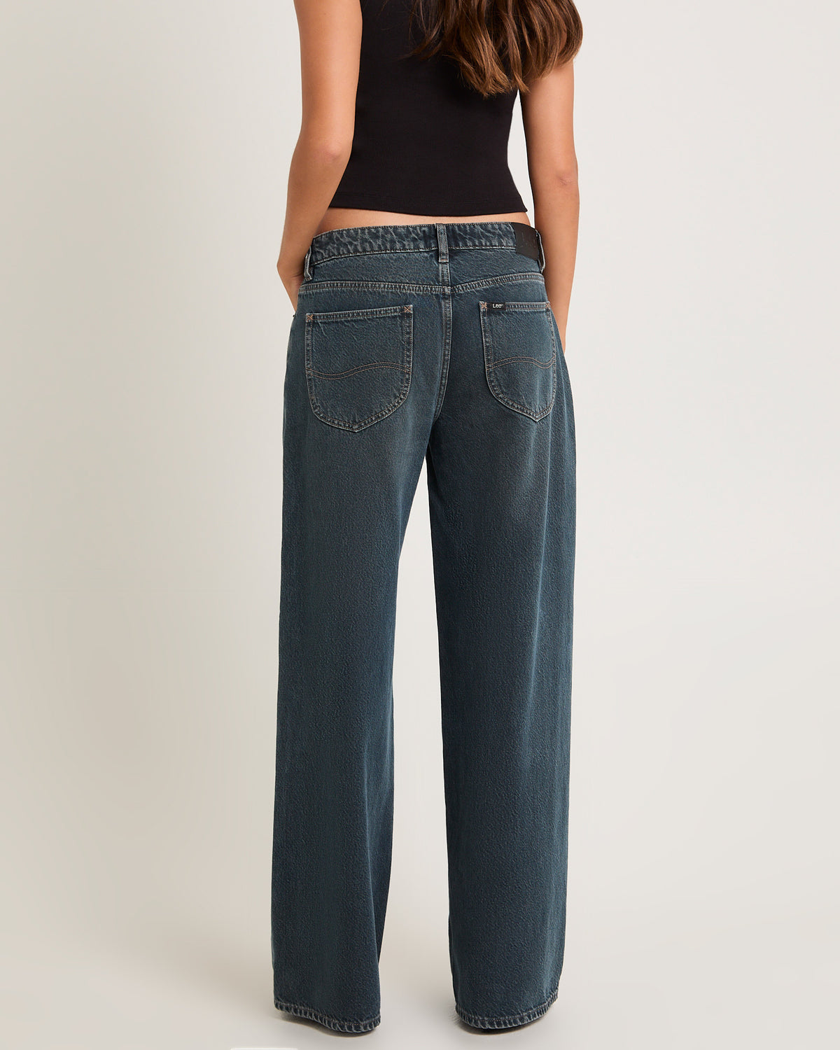 Low Slouched Denim Jeans Smoked Tea SMOKED TEA