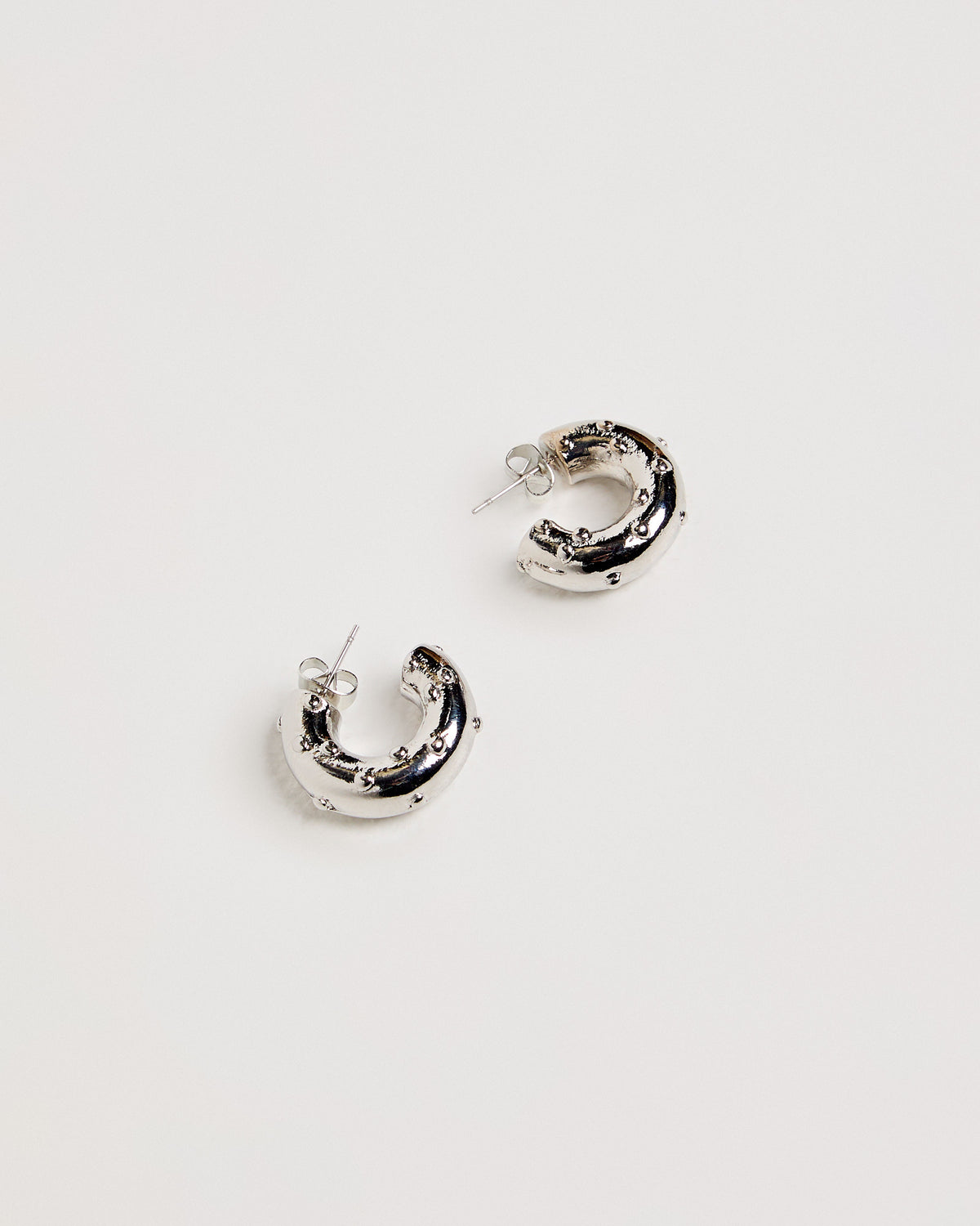 Ollie Hoop Earrings SILVER