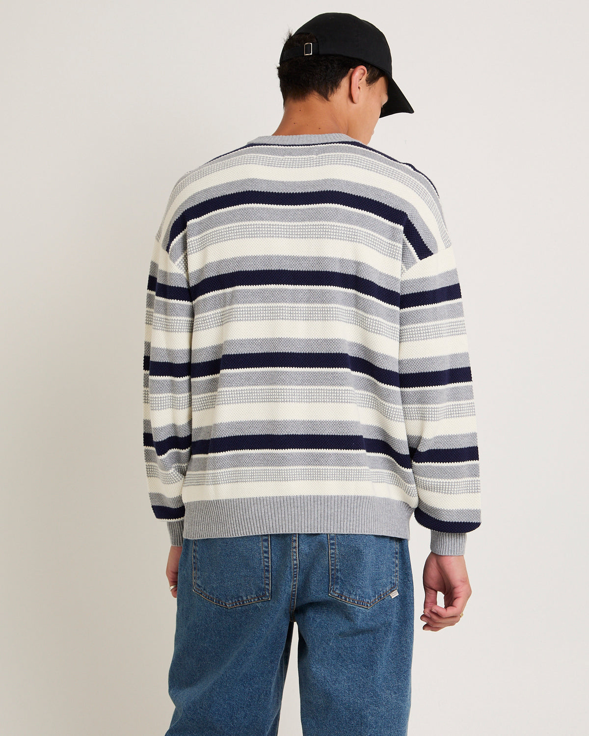Workers Knit Crew Sweater GREY