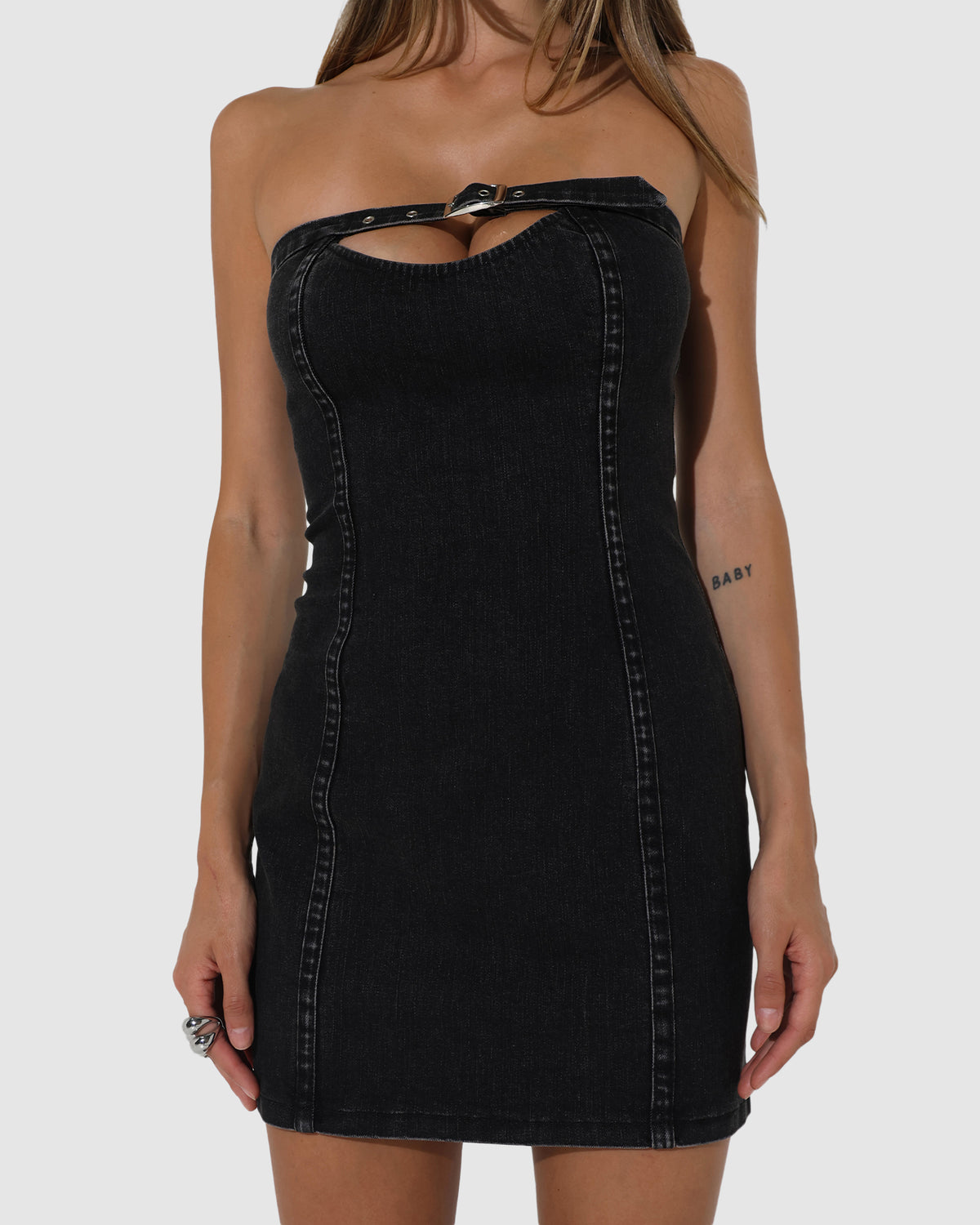 Immy Mini Dress VINTAGE BLACK