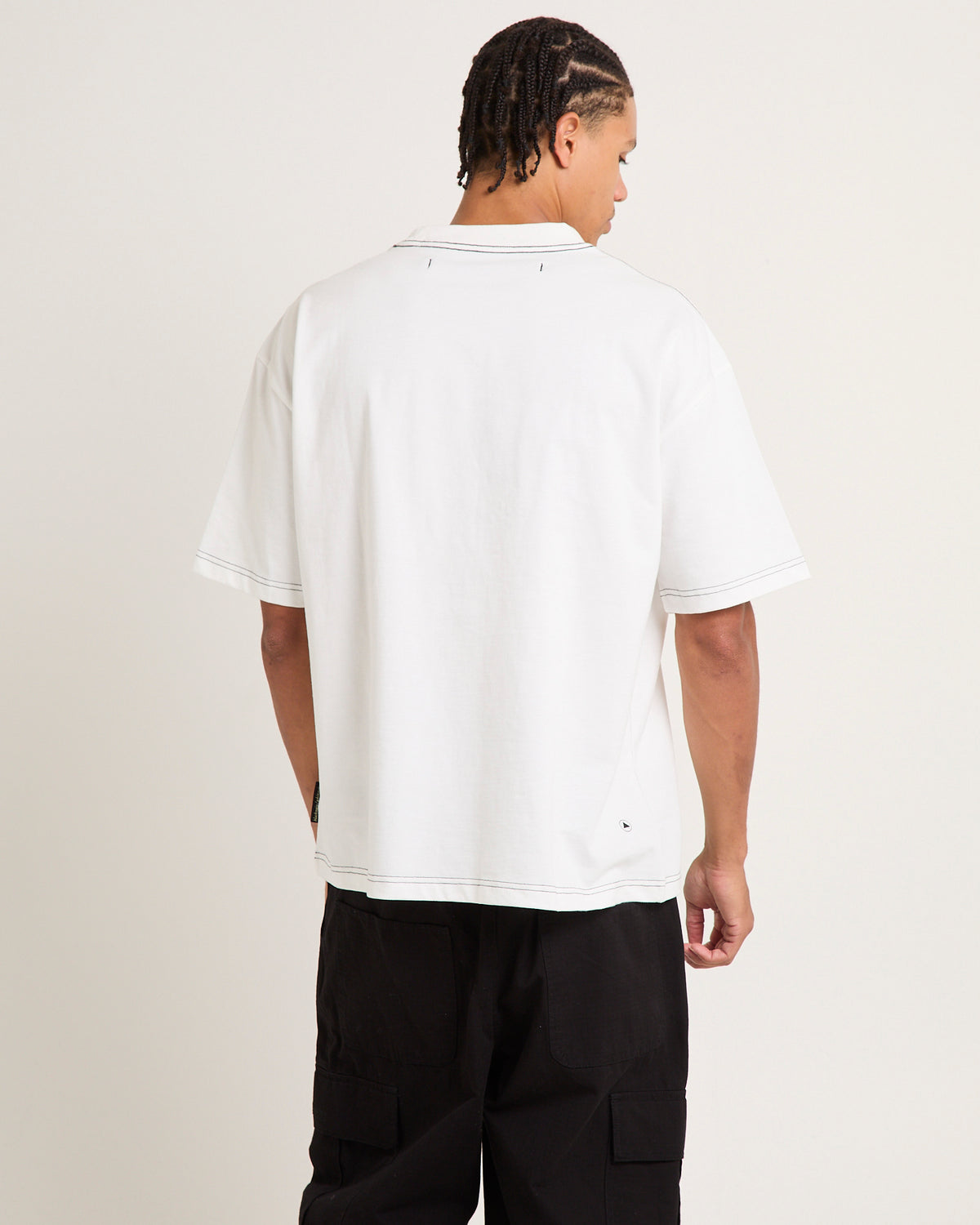 Aspect Crop T-Shirt WHITE