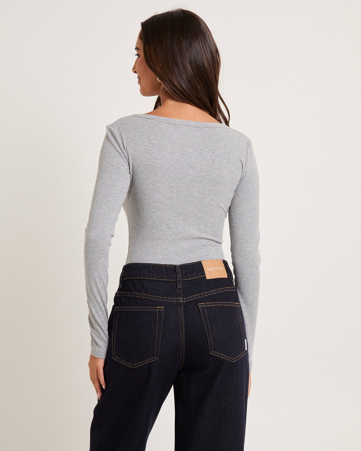 Soft Knit Rib Button Bodysuit