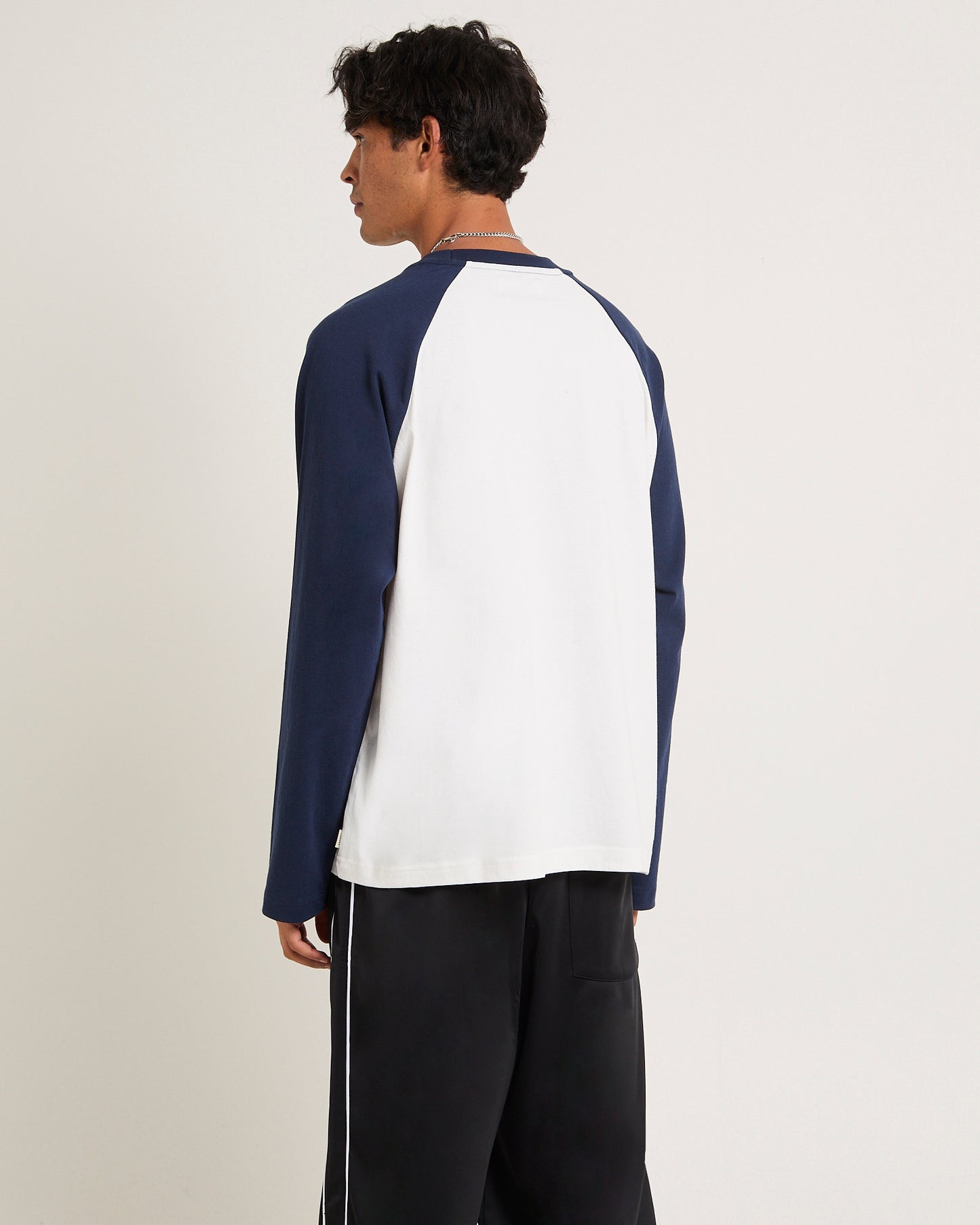 Script Long Sleeve Raglan T-Shirt