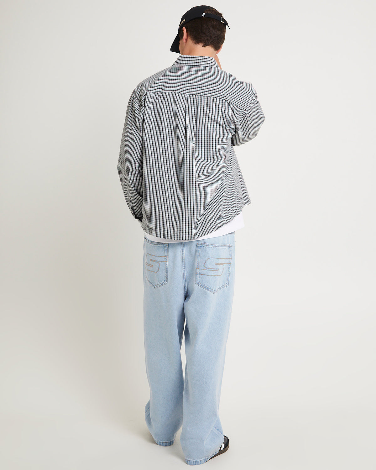 Super Wide Boy Denim Jeans 90'S LIGHT BLUE