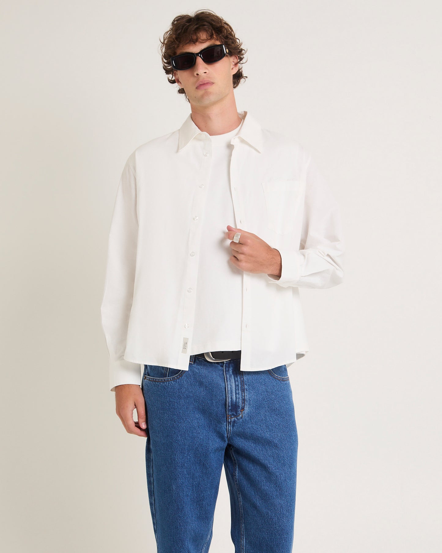 Script Oxford Long Sleeve Shirt
