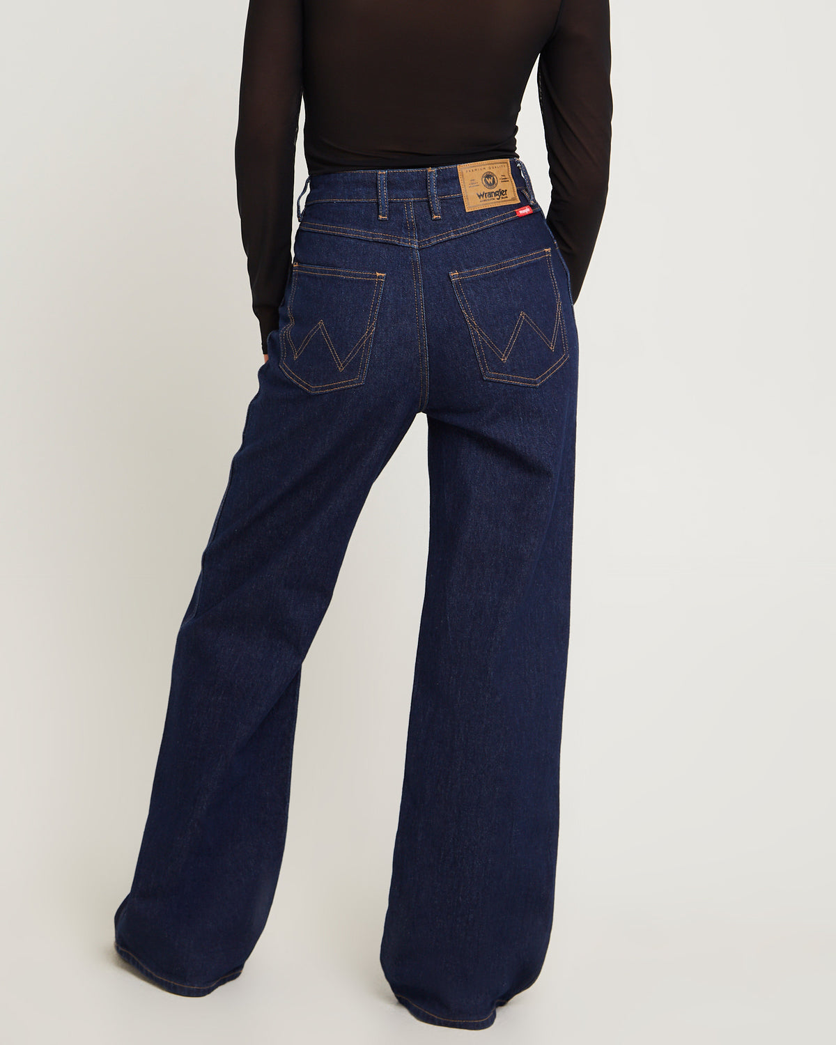 Hi Bells Flared Denim Jeans Highway Black INKSPOT