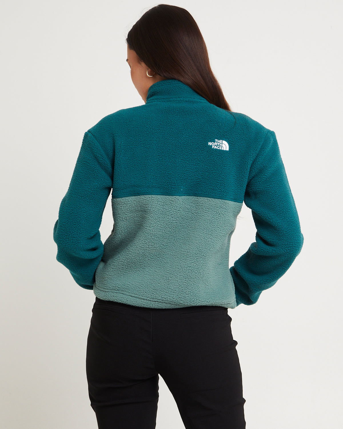 Women's Yumiori 1/4 Zip Jacket DUCK GREEN/DEEP NORI