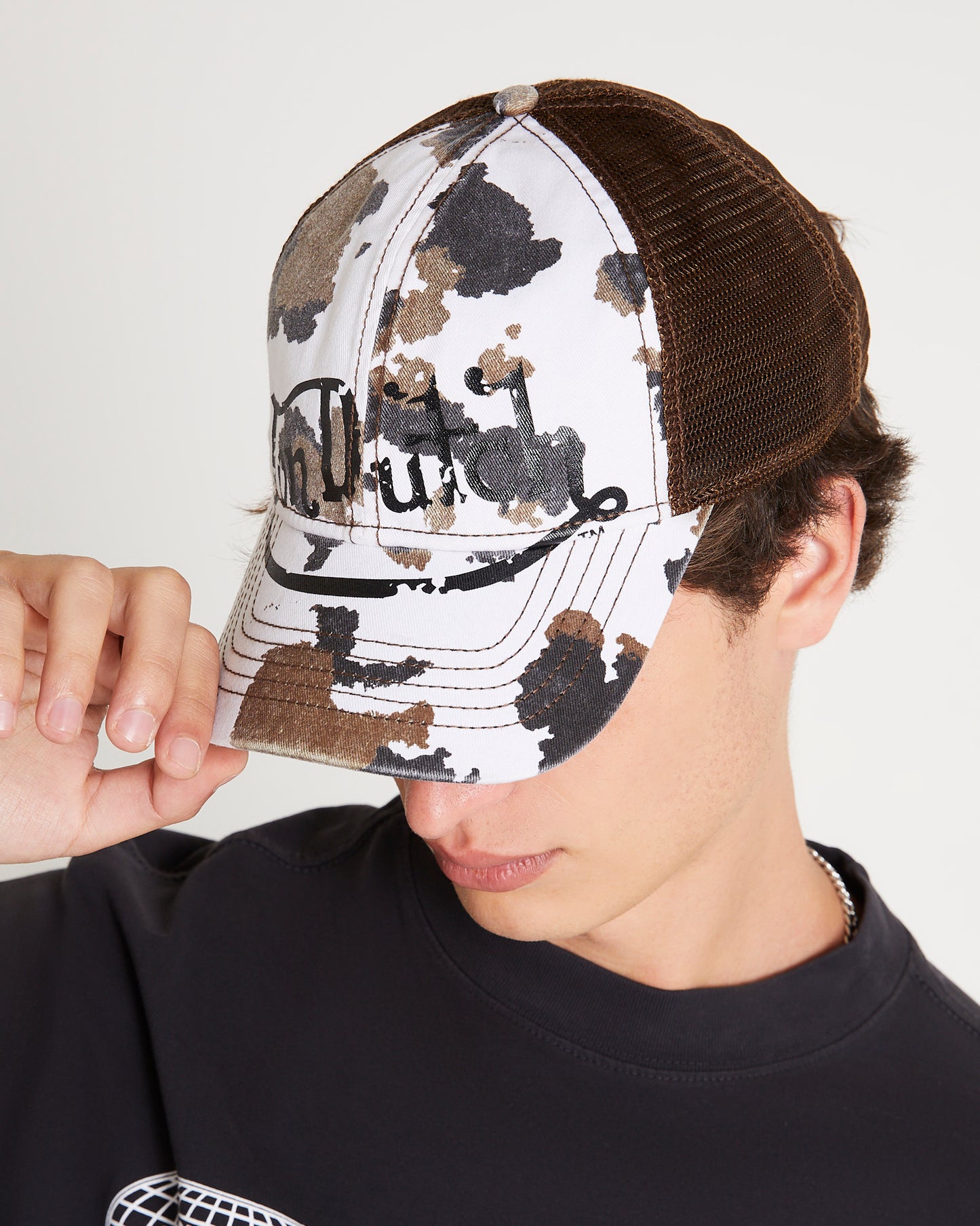 Vintage Cow Twill Trucker Hat