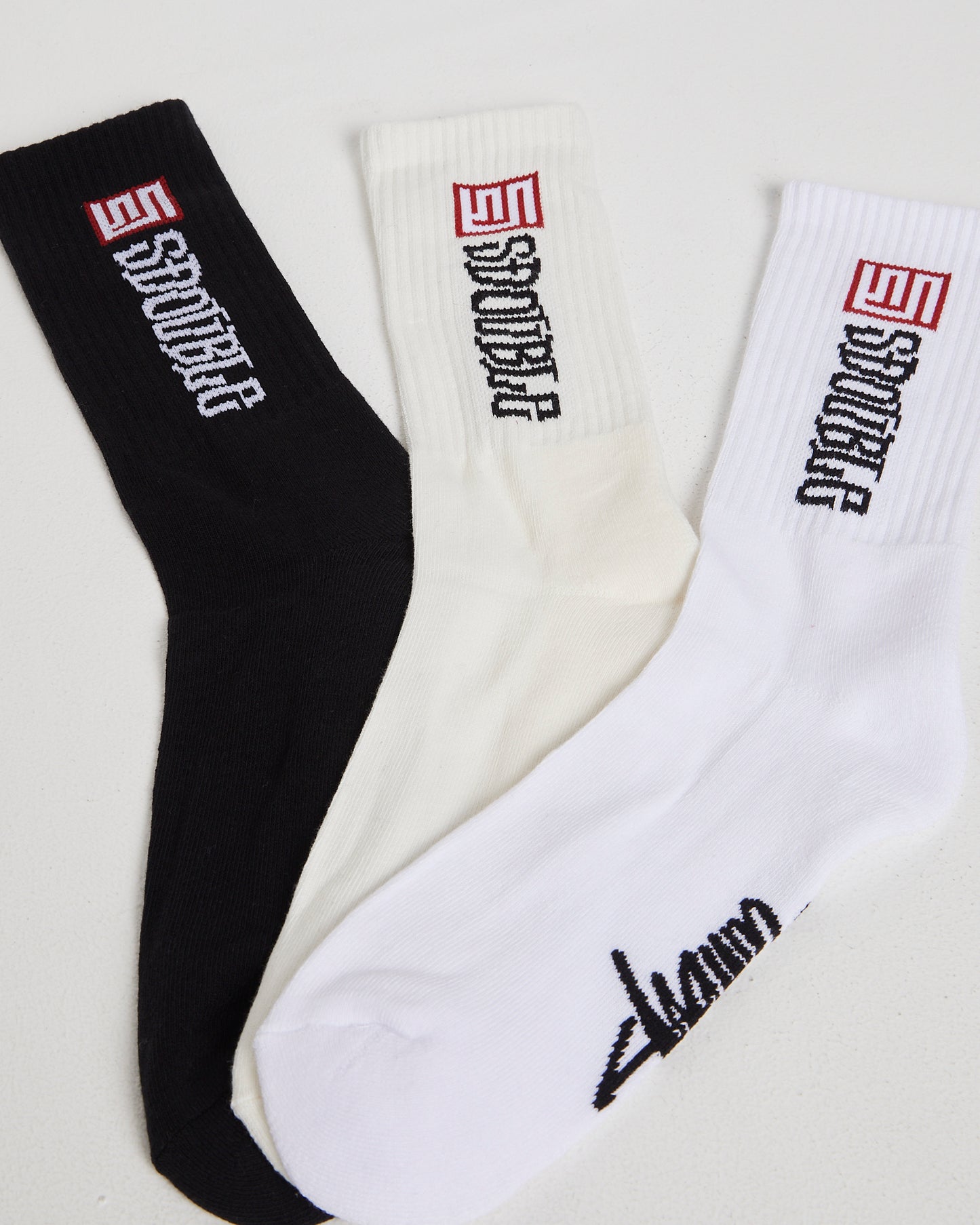 S Cube Mid Block Socks 3 Pack