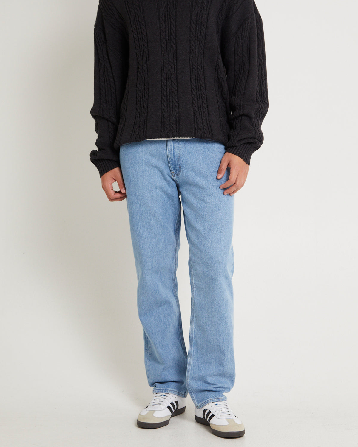L-Three Straight Denim Jeans