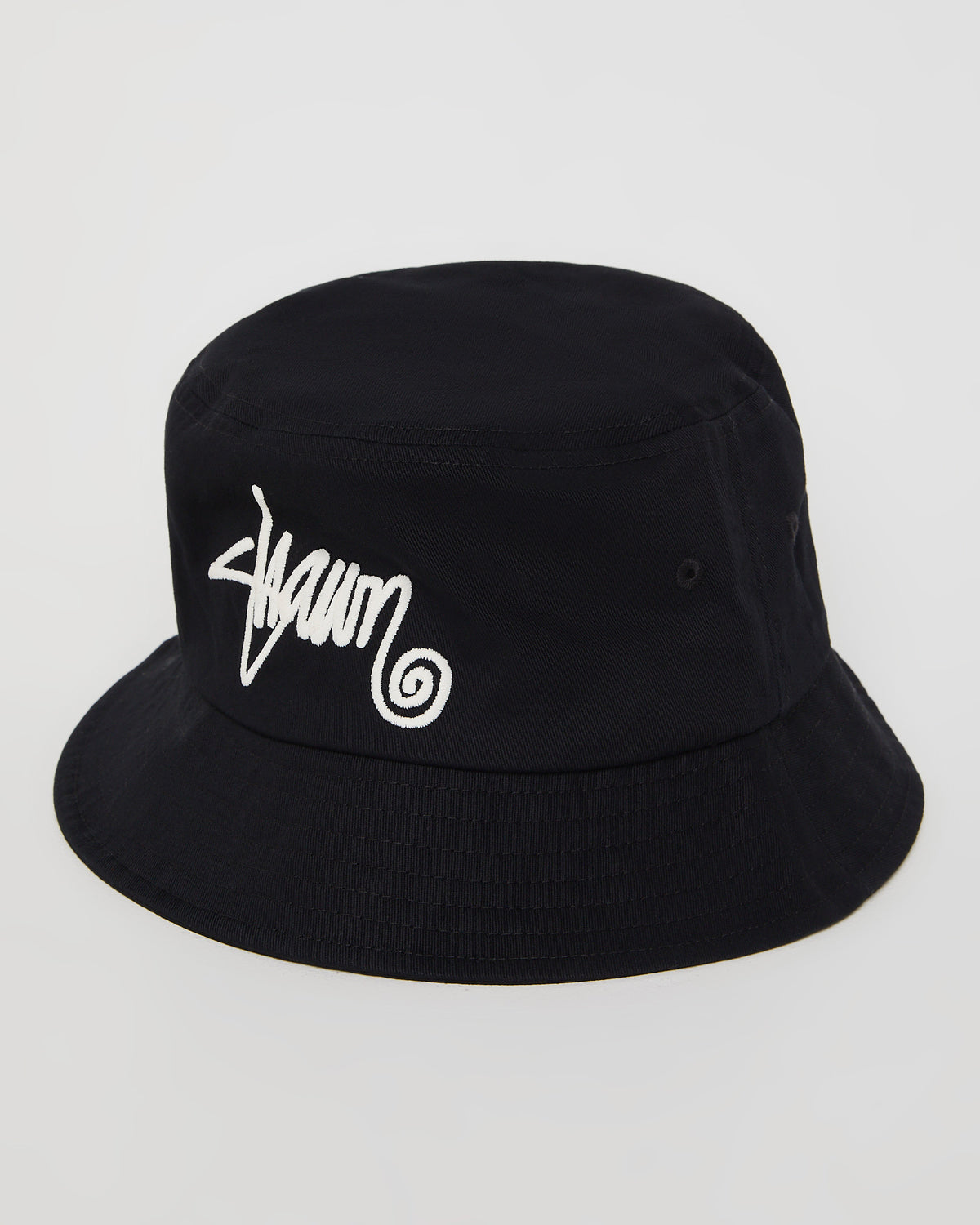 Shawn Script Bucket Hat BLACK