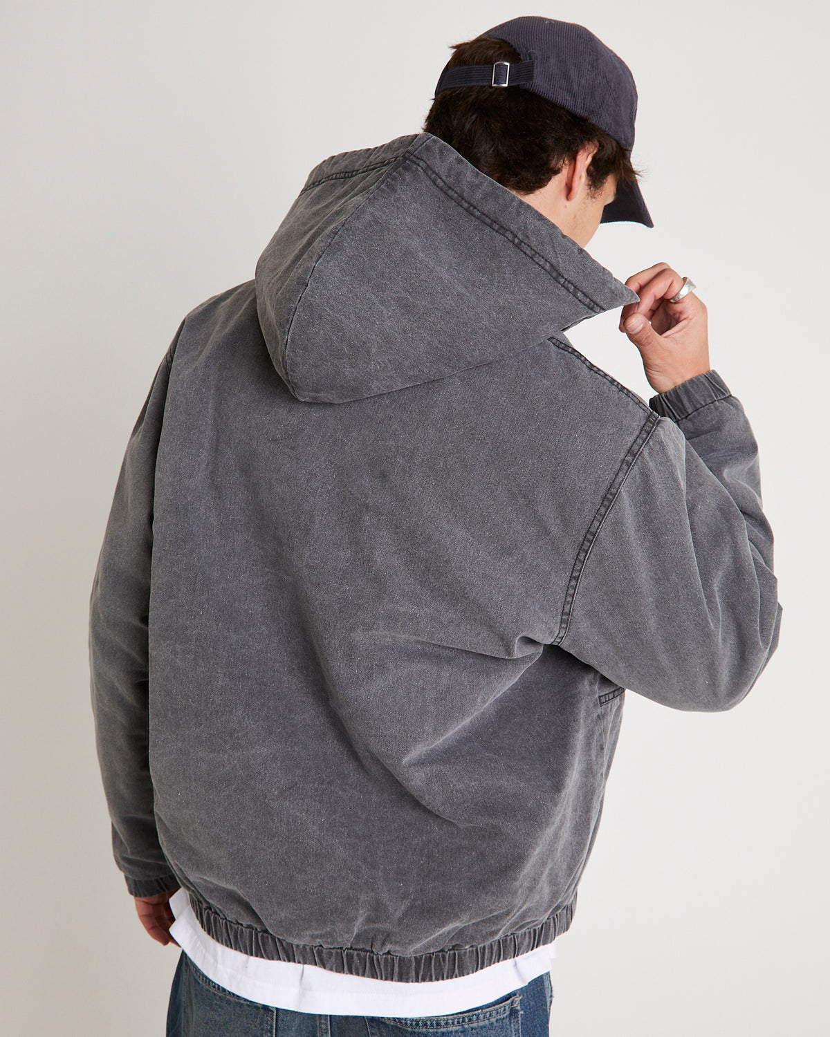 Phoenix Work Jacket WASHED BLACK
