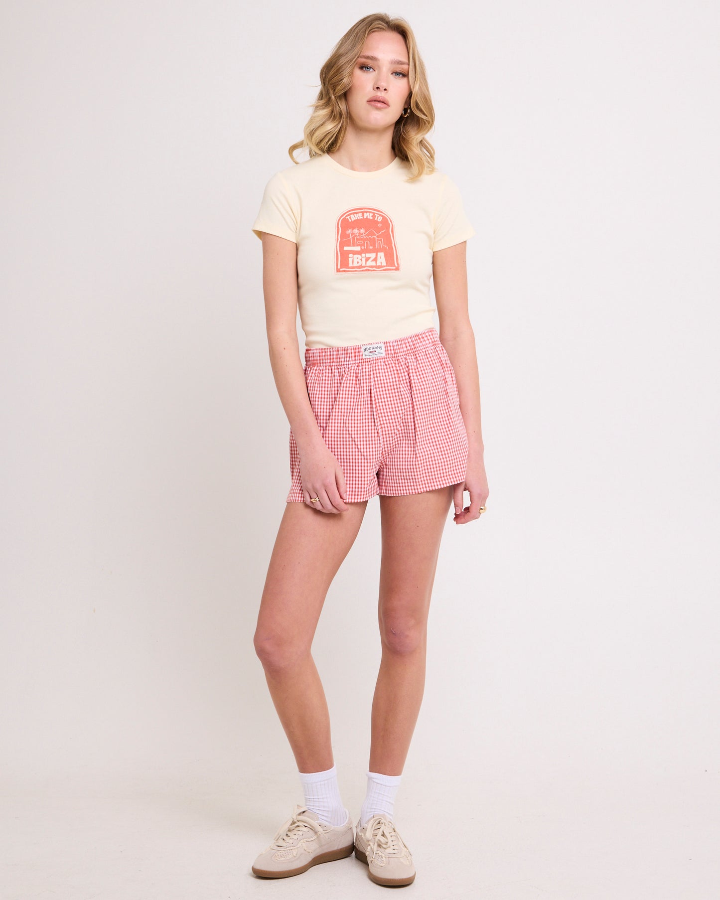 BDG Gingham Boxer Shorts