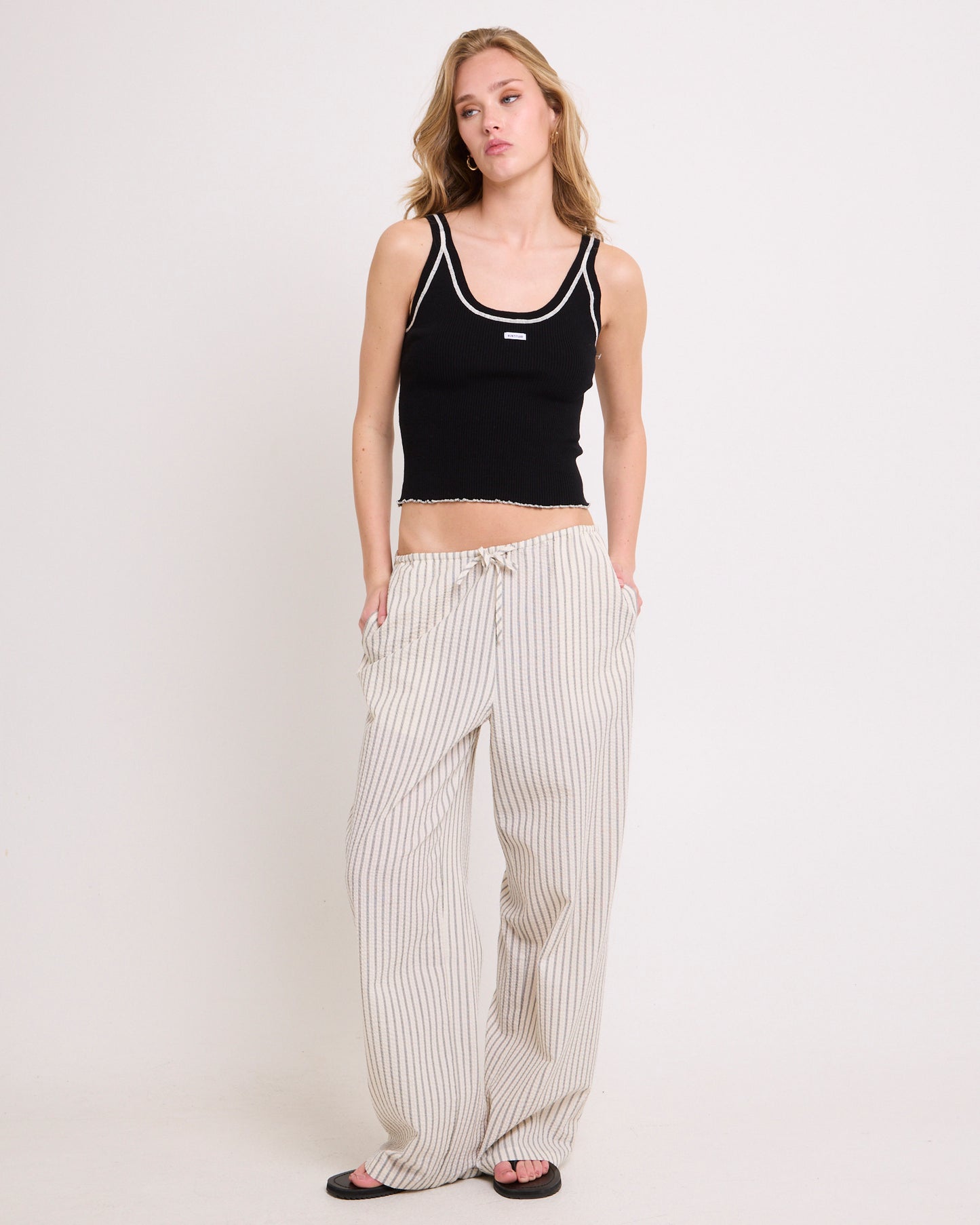 Bindi Contrast Tank Top
