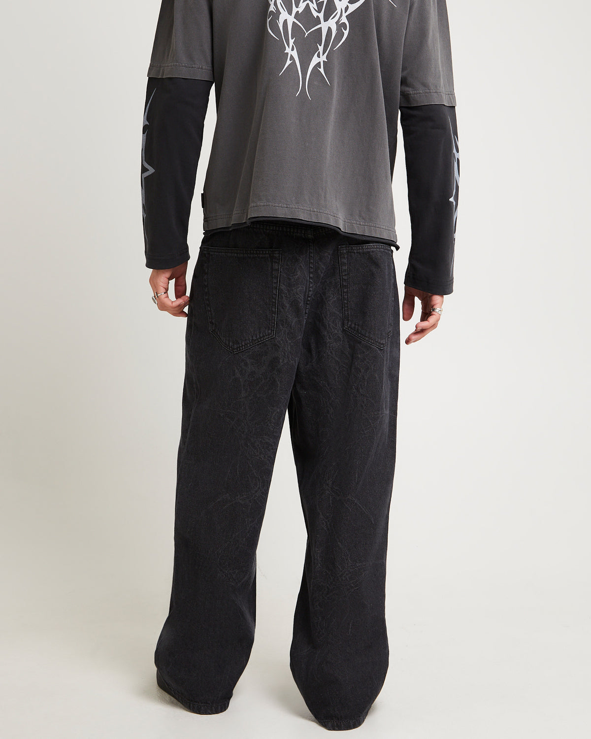 Purgatrory Denim Jeans TRASHED BLACK