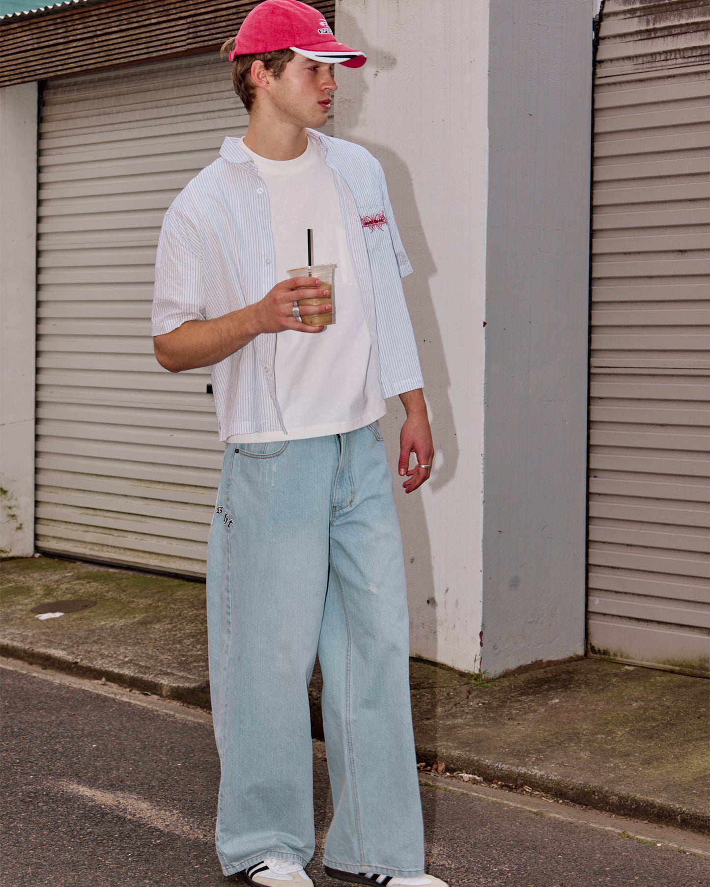 Supply Pinstripe Short Sleeve Shirt
