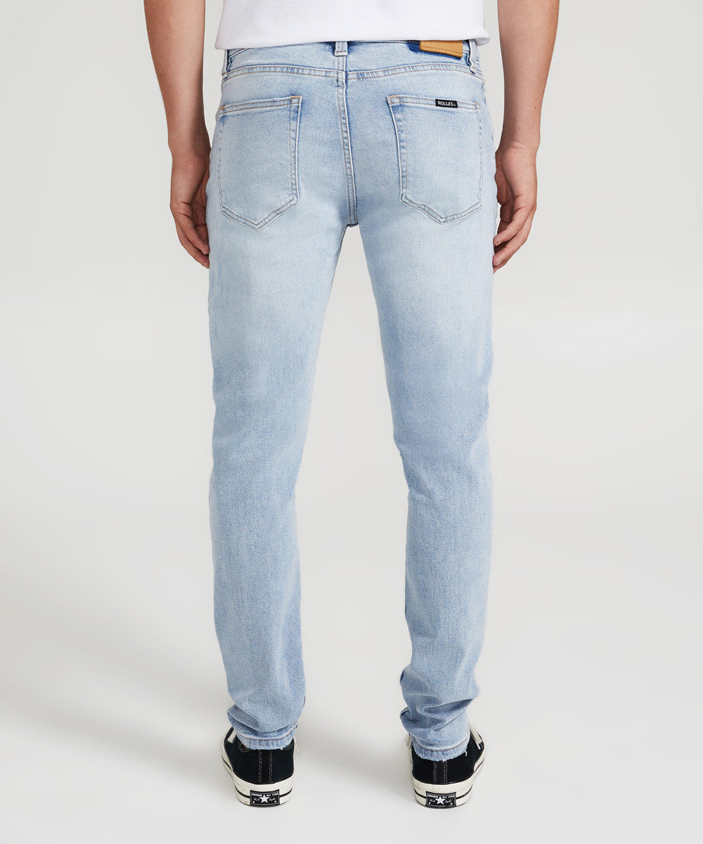 Stinger Worn Out Denim Jeans Bleach DENIM