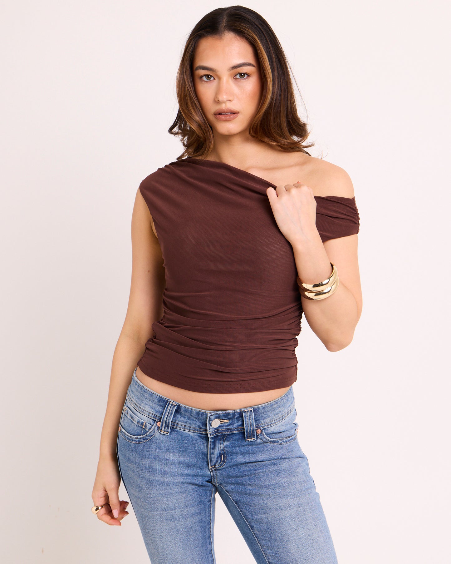 Helena Mesh Asymmetric Top