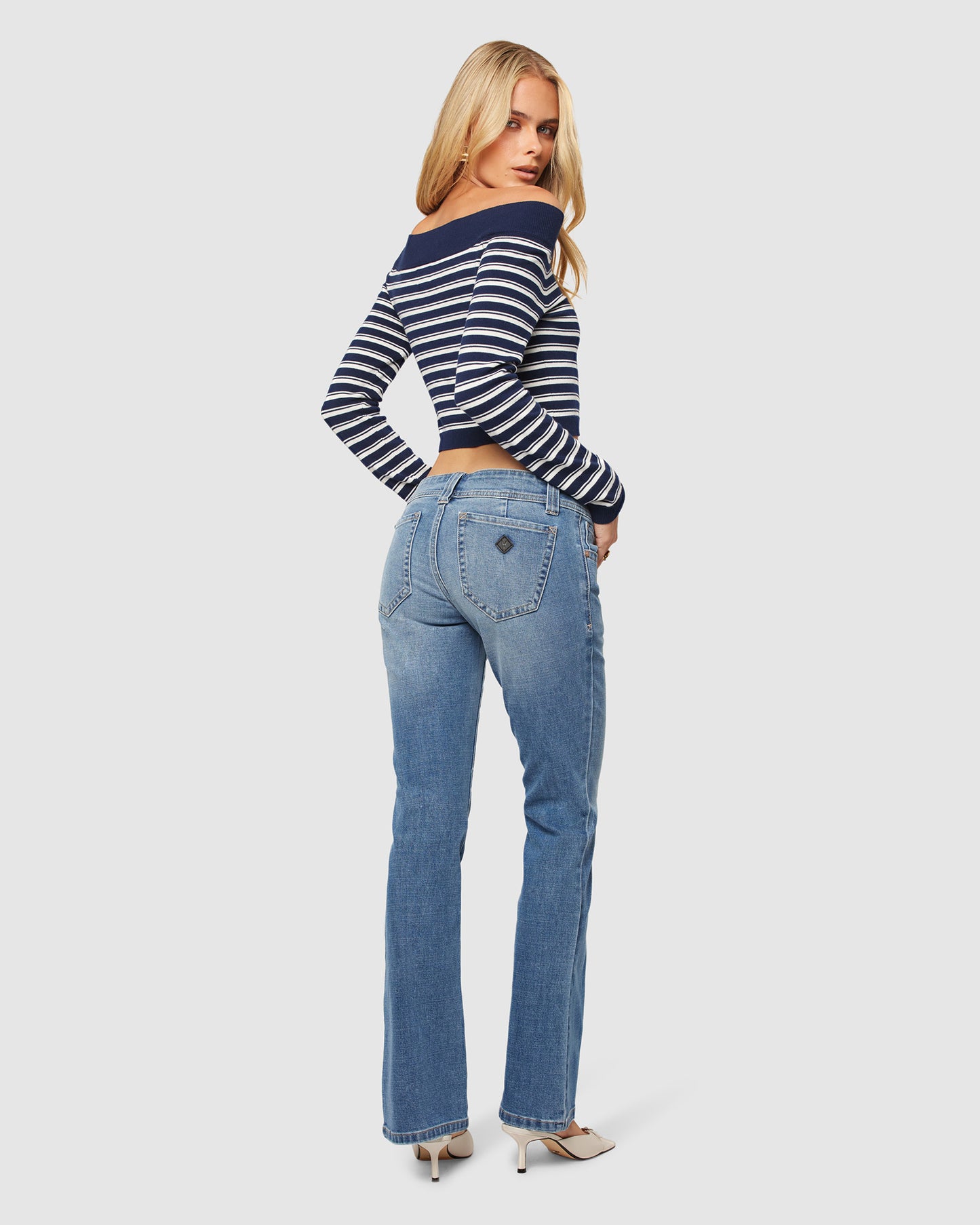 00 Super Low Kick Denim Jeans Shannon