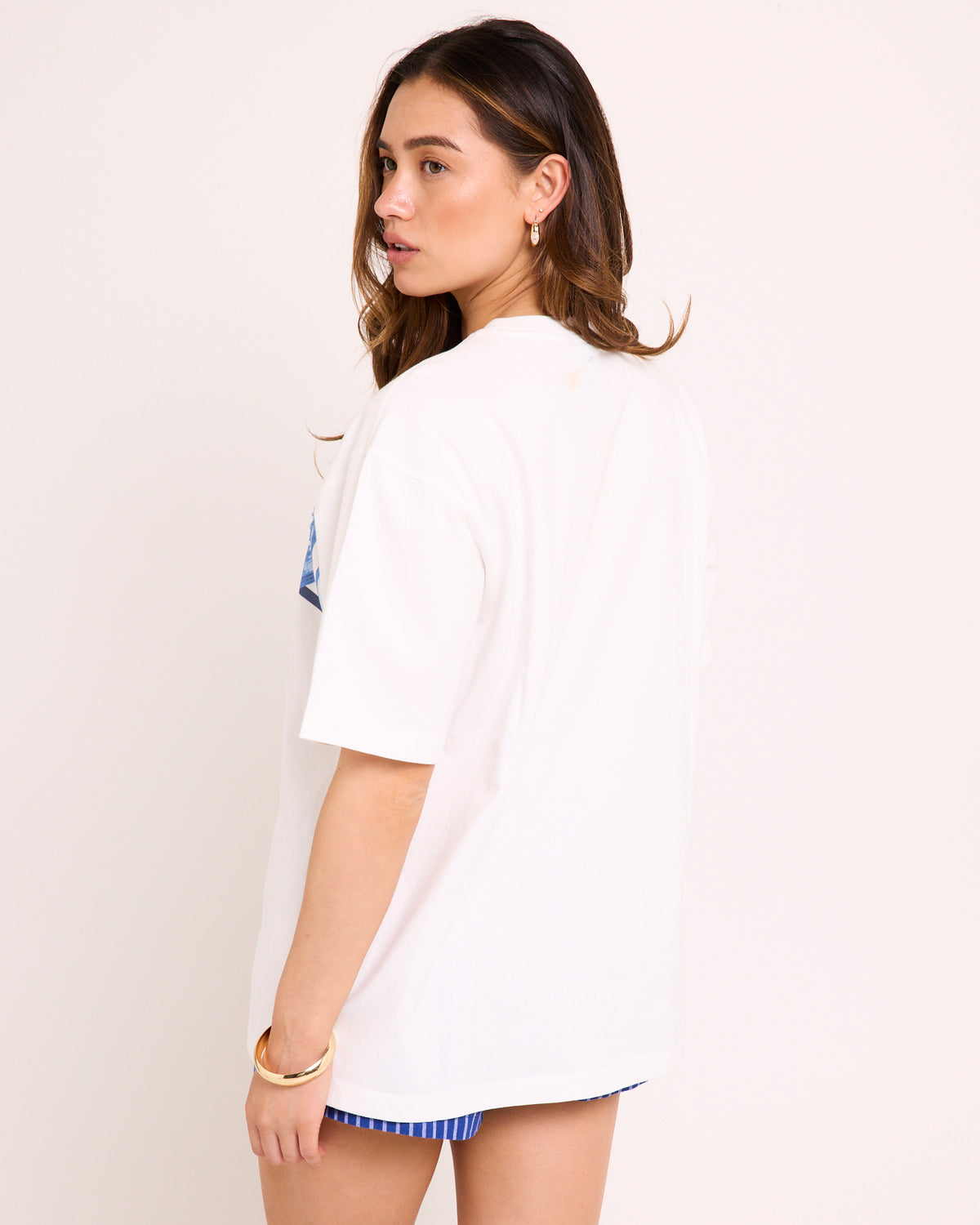 Xox Bra Oversized T-Shirt WHITE