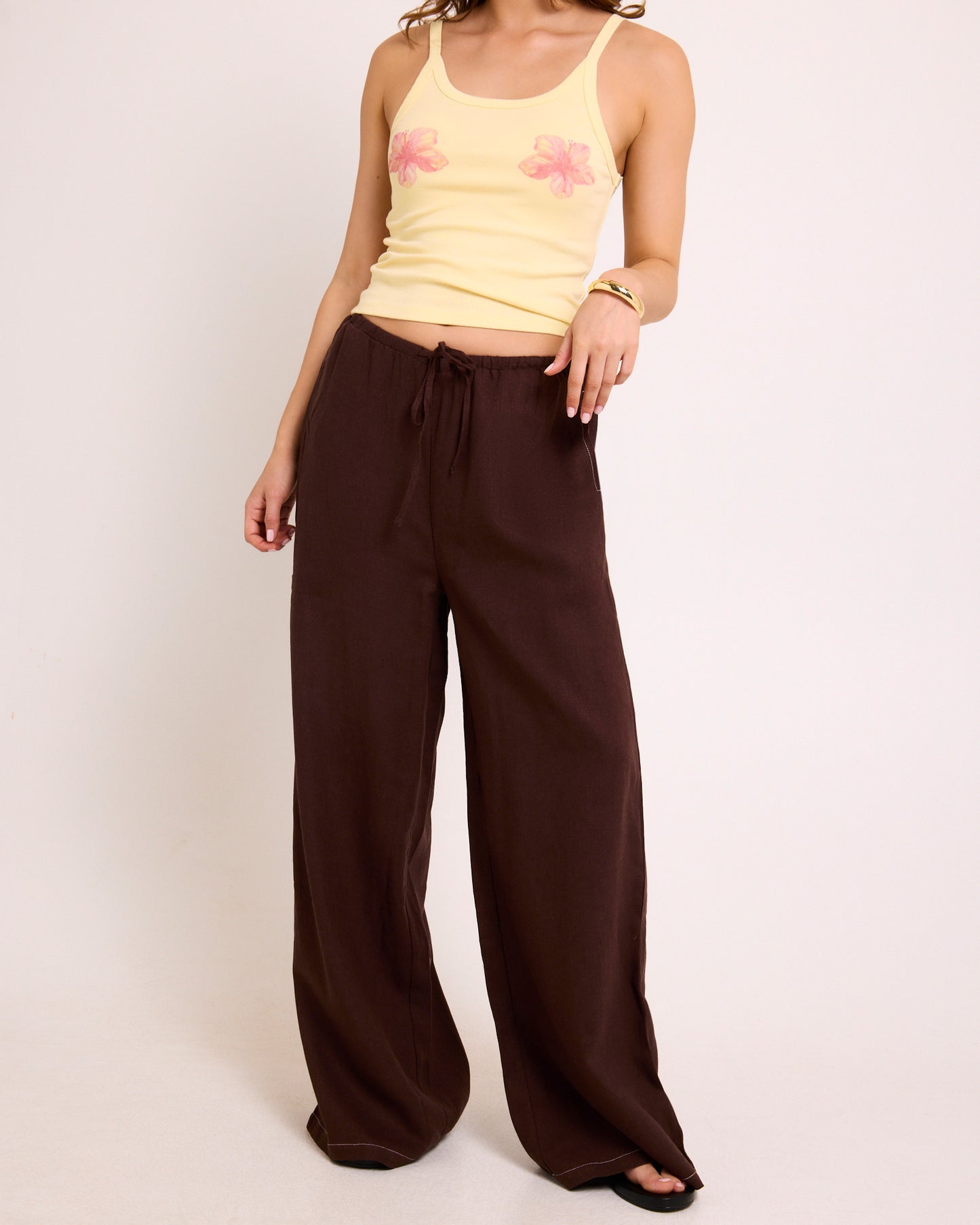 Hideaway Linen Wide Leg Pants