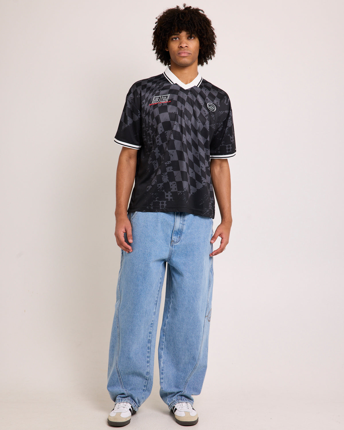 Inversion Baggy Denim Jeans 90'S LIGHT BLUE