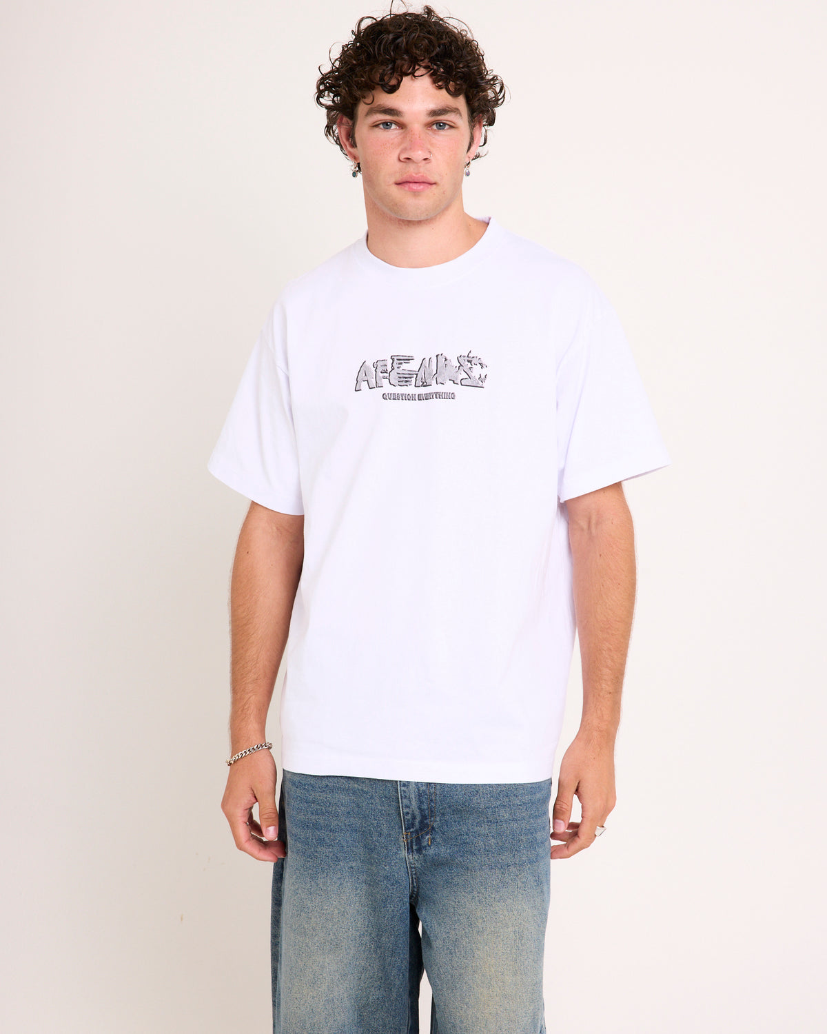 LQD Metal Heavyweight Boxy T-Shirt WHITE