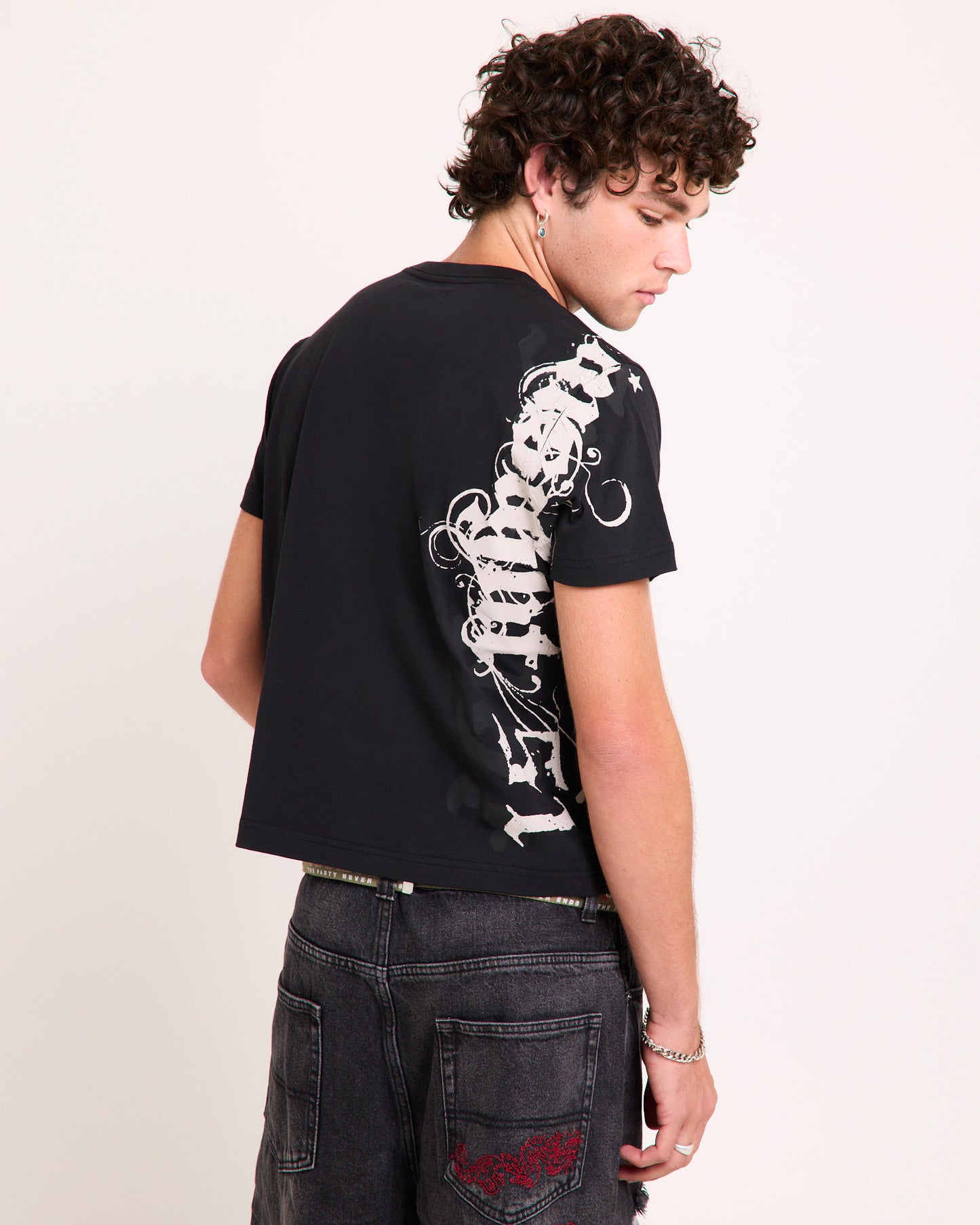Narco Shrunken Cropped T-Shirt
