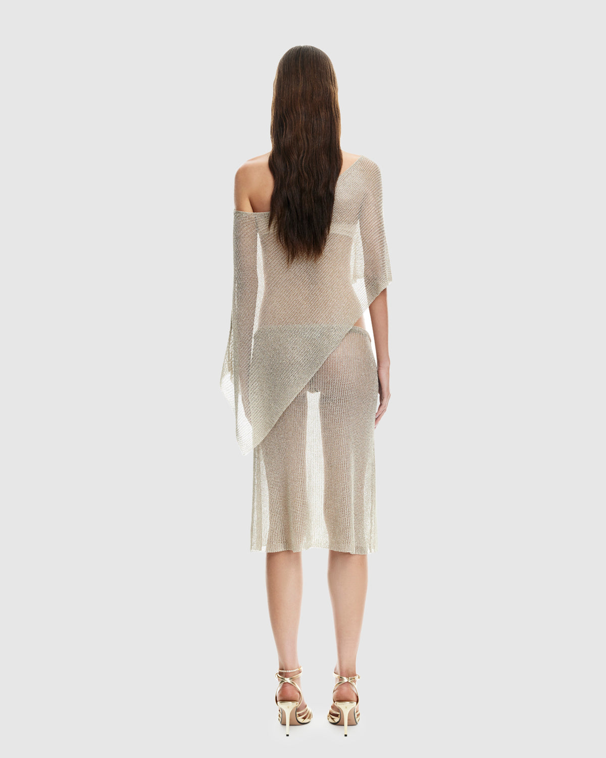 Luminous Midi Skirt TOPAZ
