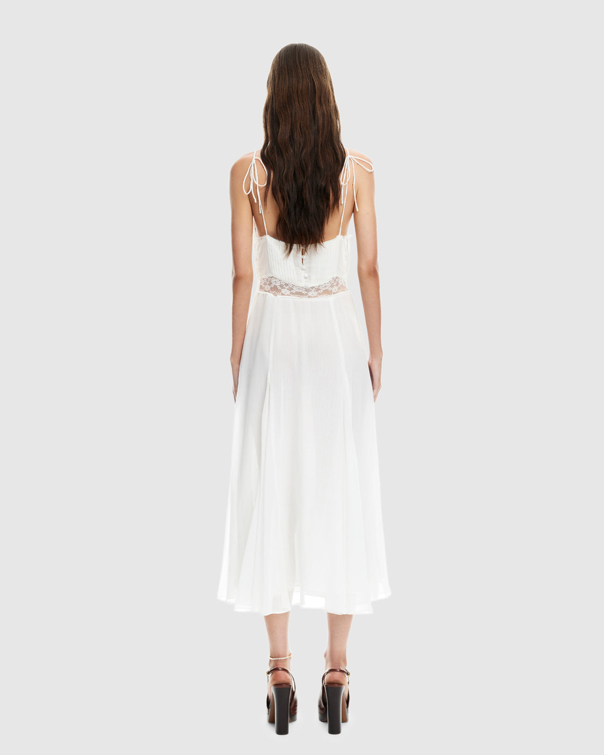Harmony Midi Dress PEARL