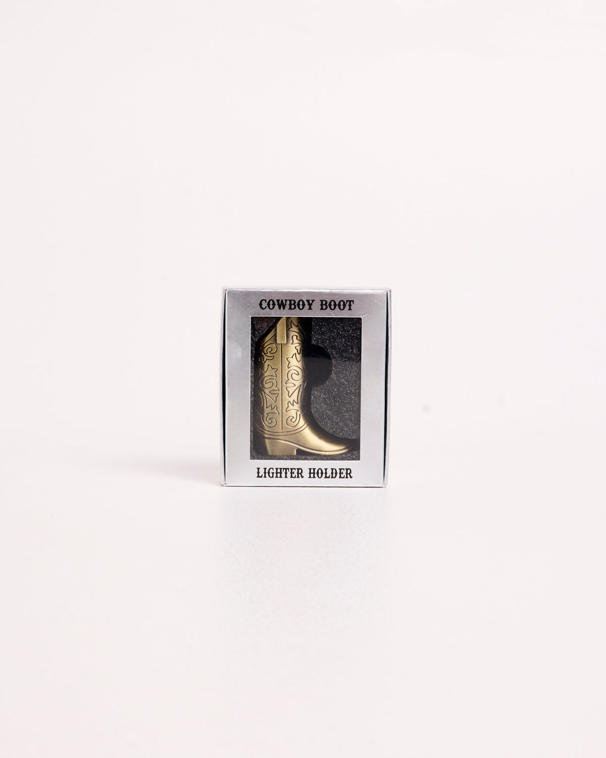 Cowboy Boot Lighter Holder BRASS