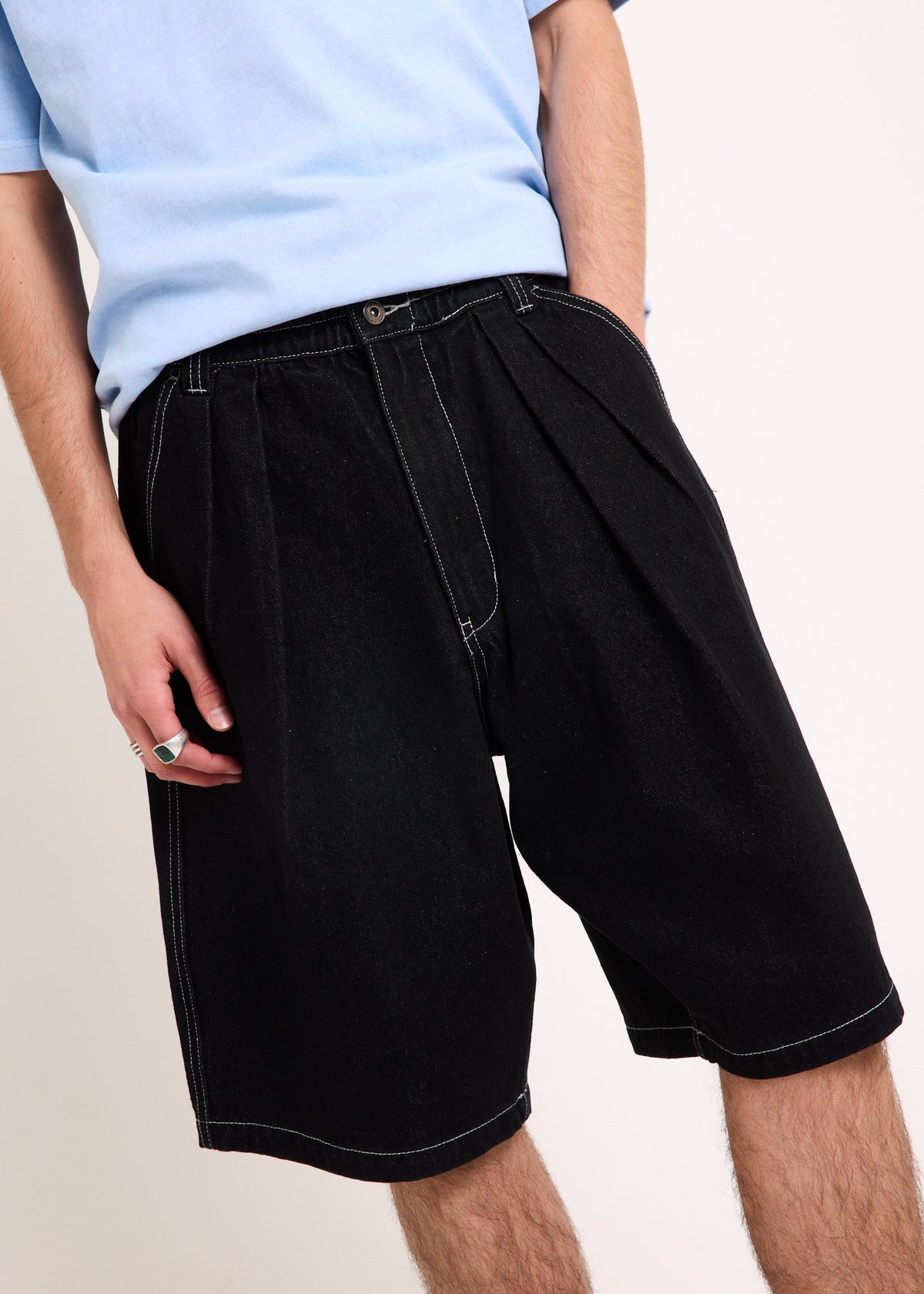 Ando Balloon Shorts RAW BLACK
