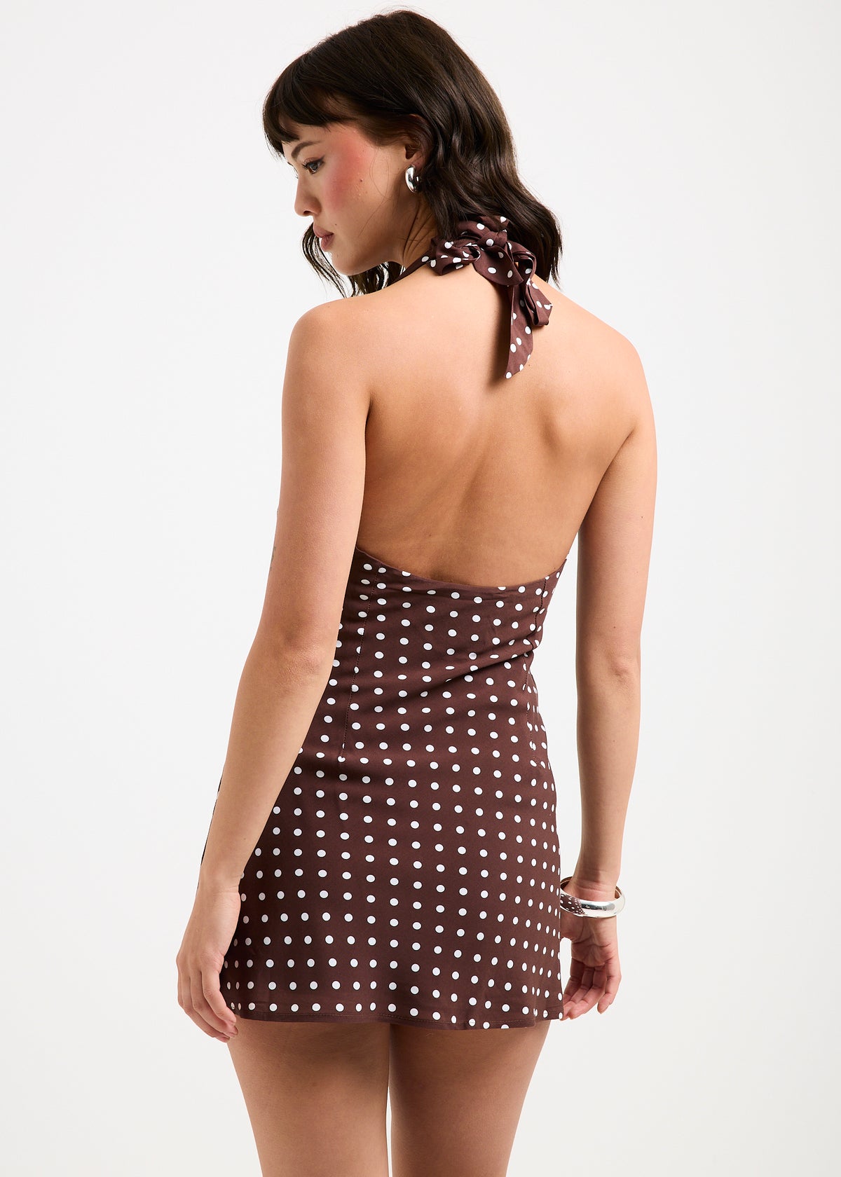 Harper Mini Dress CHOCOLATE