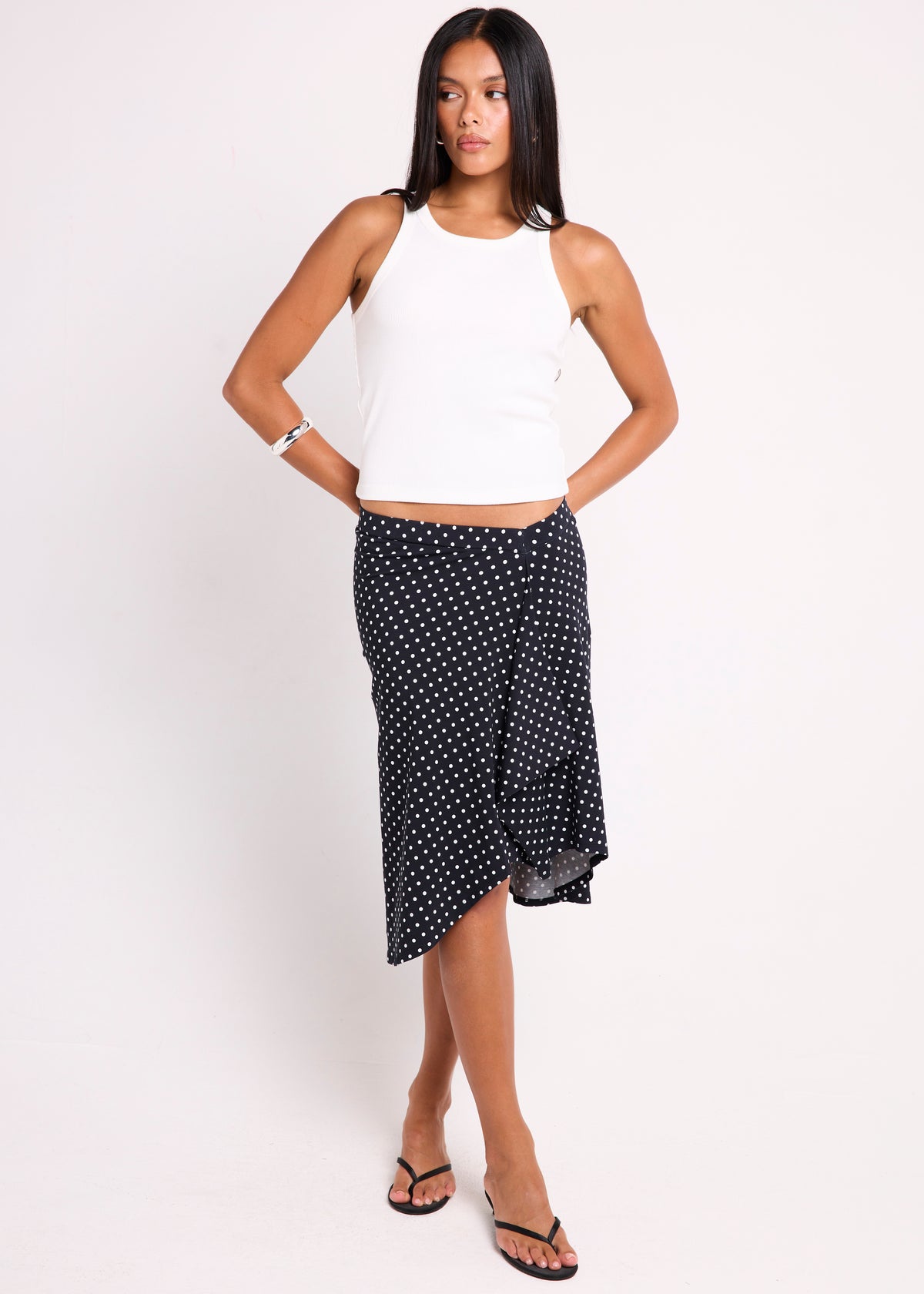 Soft Rib Off Duty Singlet WHITE