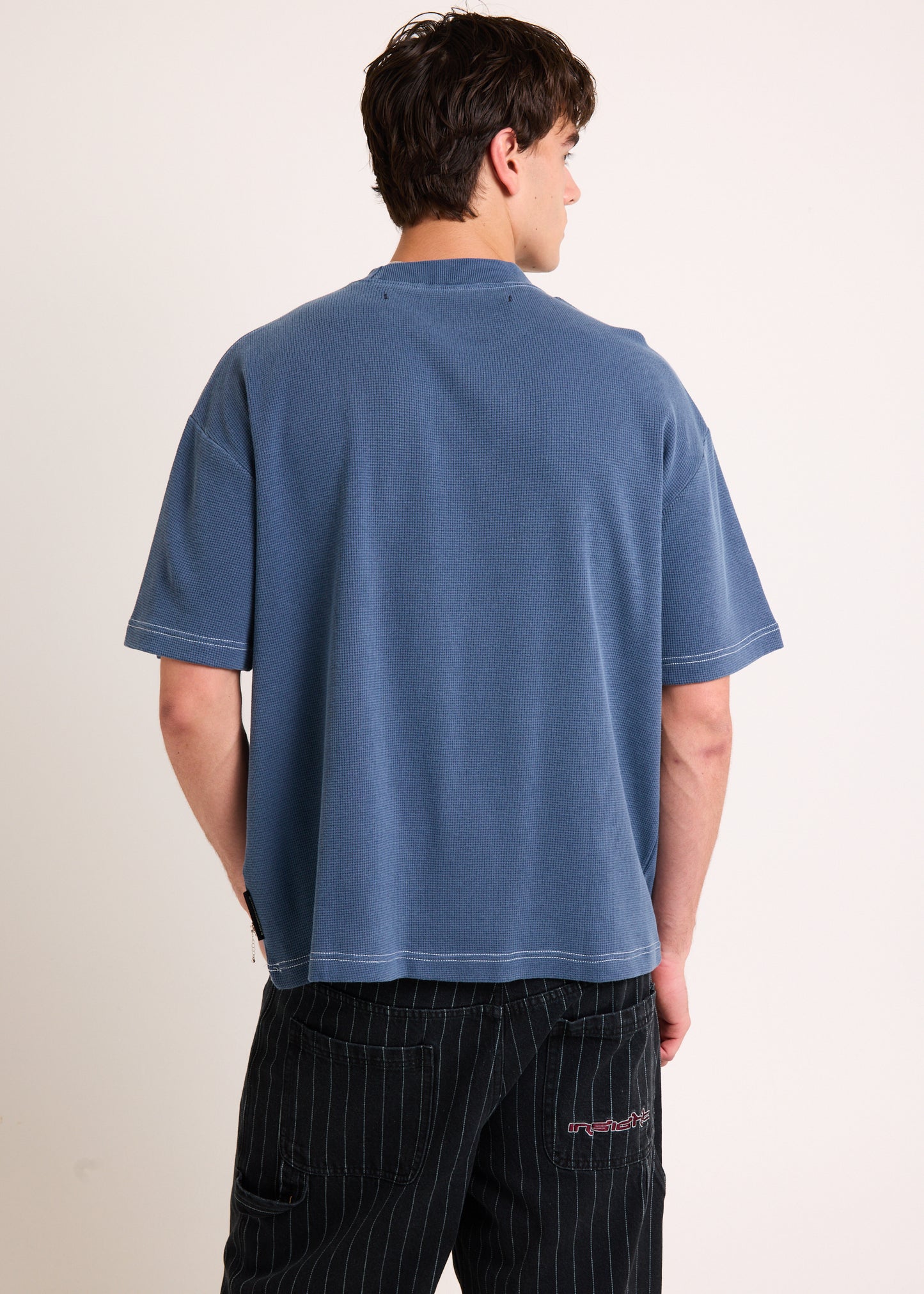 Varsity Waffle Crop T-Shirt
